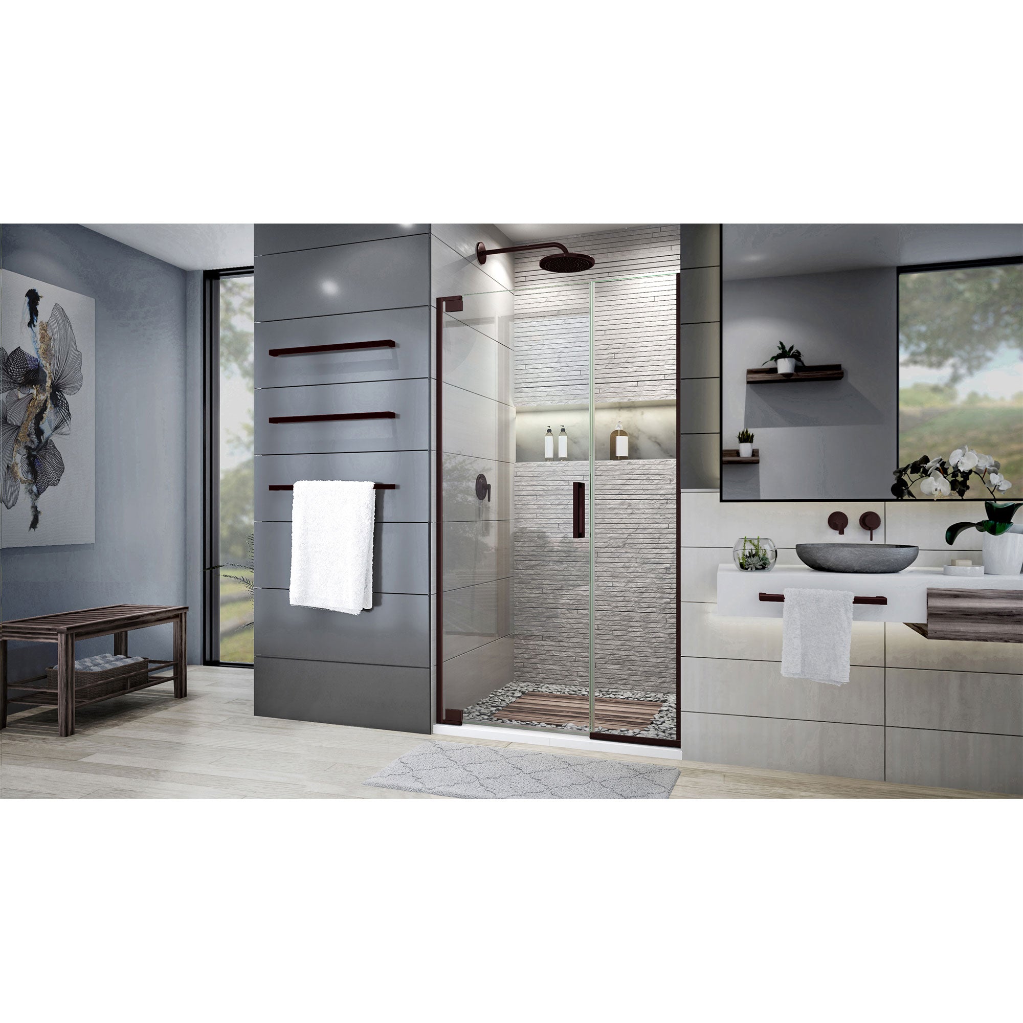 DreamLine Elegance Plus 39.75 - 40.5 W Shower Door