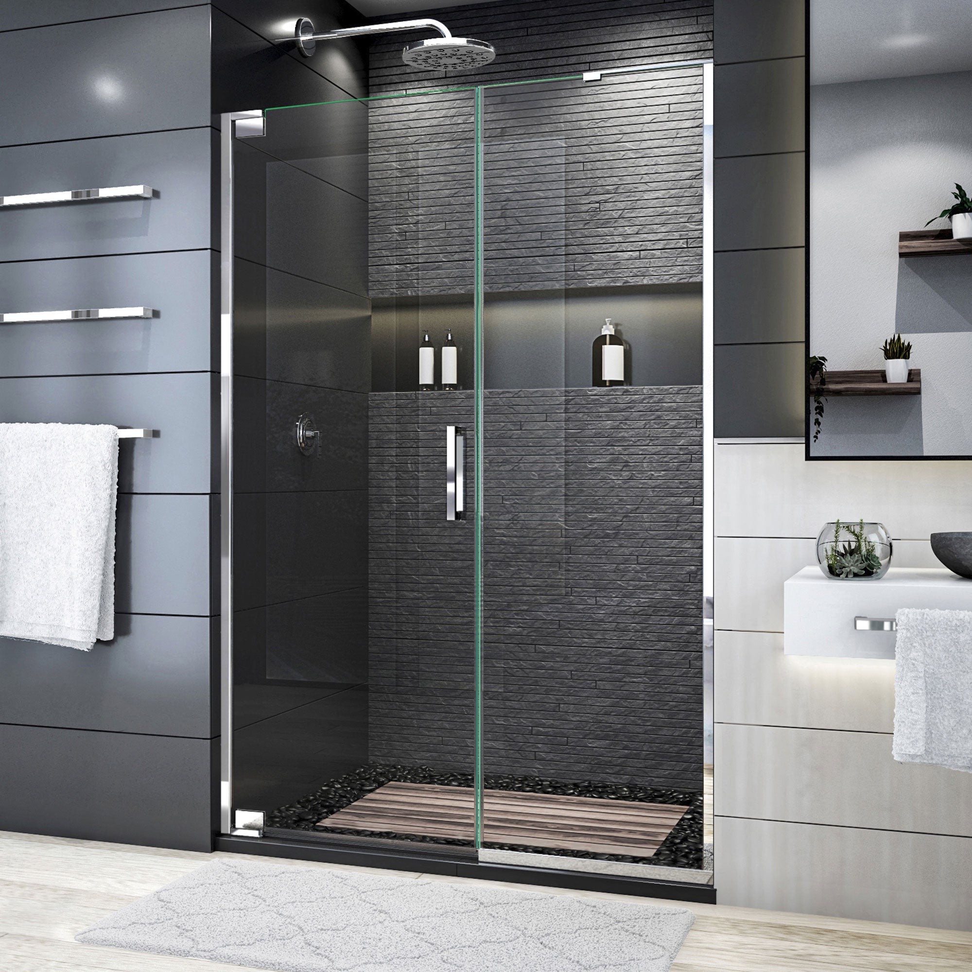 DreamLine Elegance Plus 51.75 - 52.5 W Shower Door