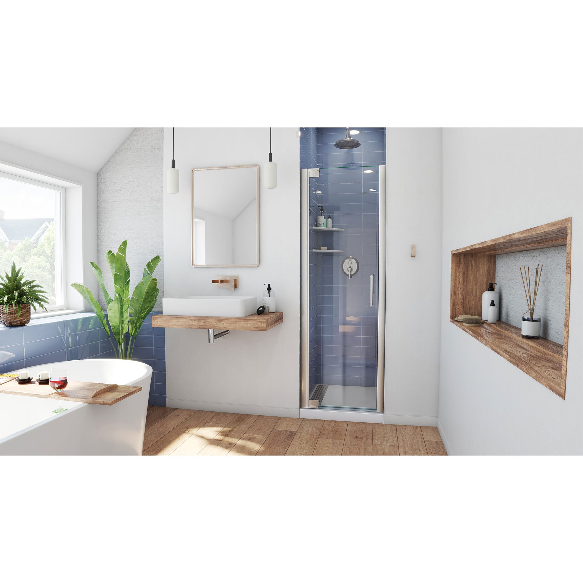 DreamLine Elegance 35.75-37.75" W Shower Door