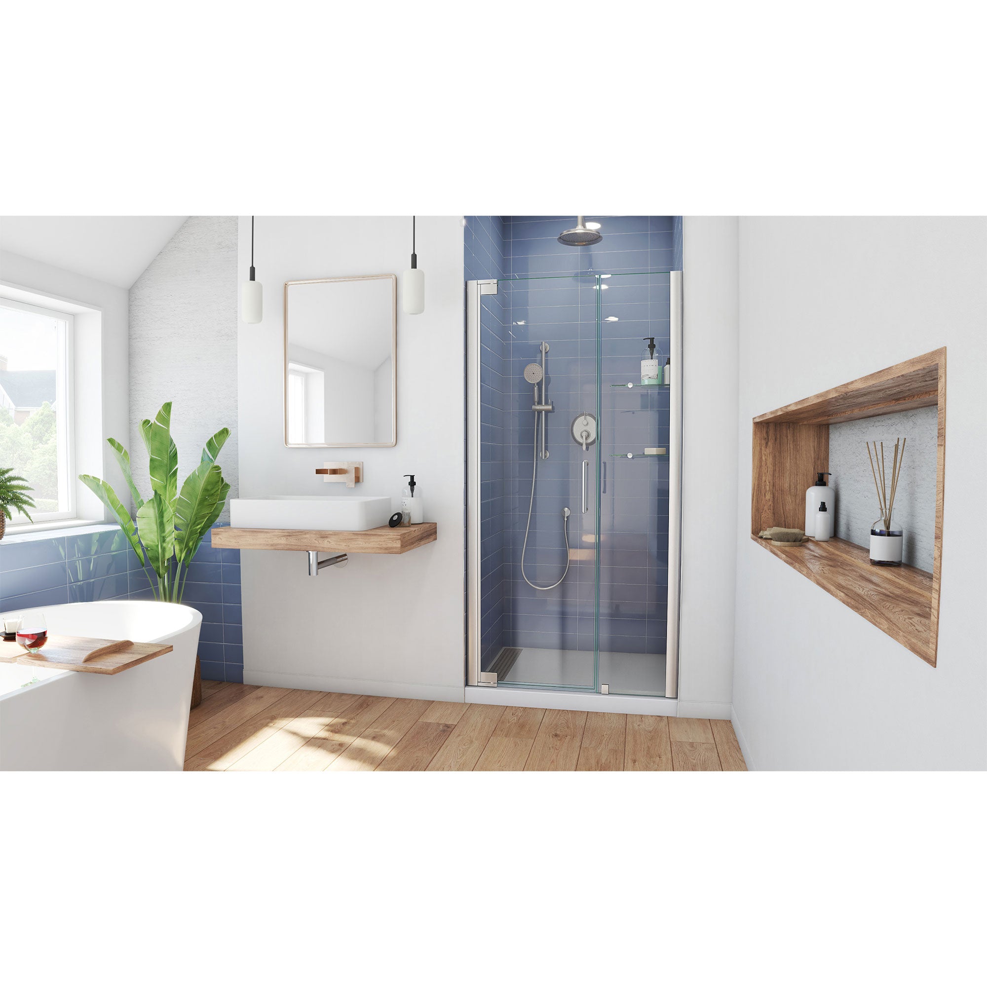 DreamLine Elegance 44.25-46.25" W Shower Door