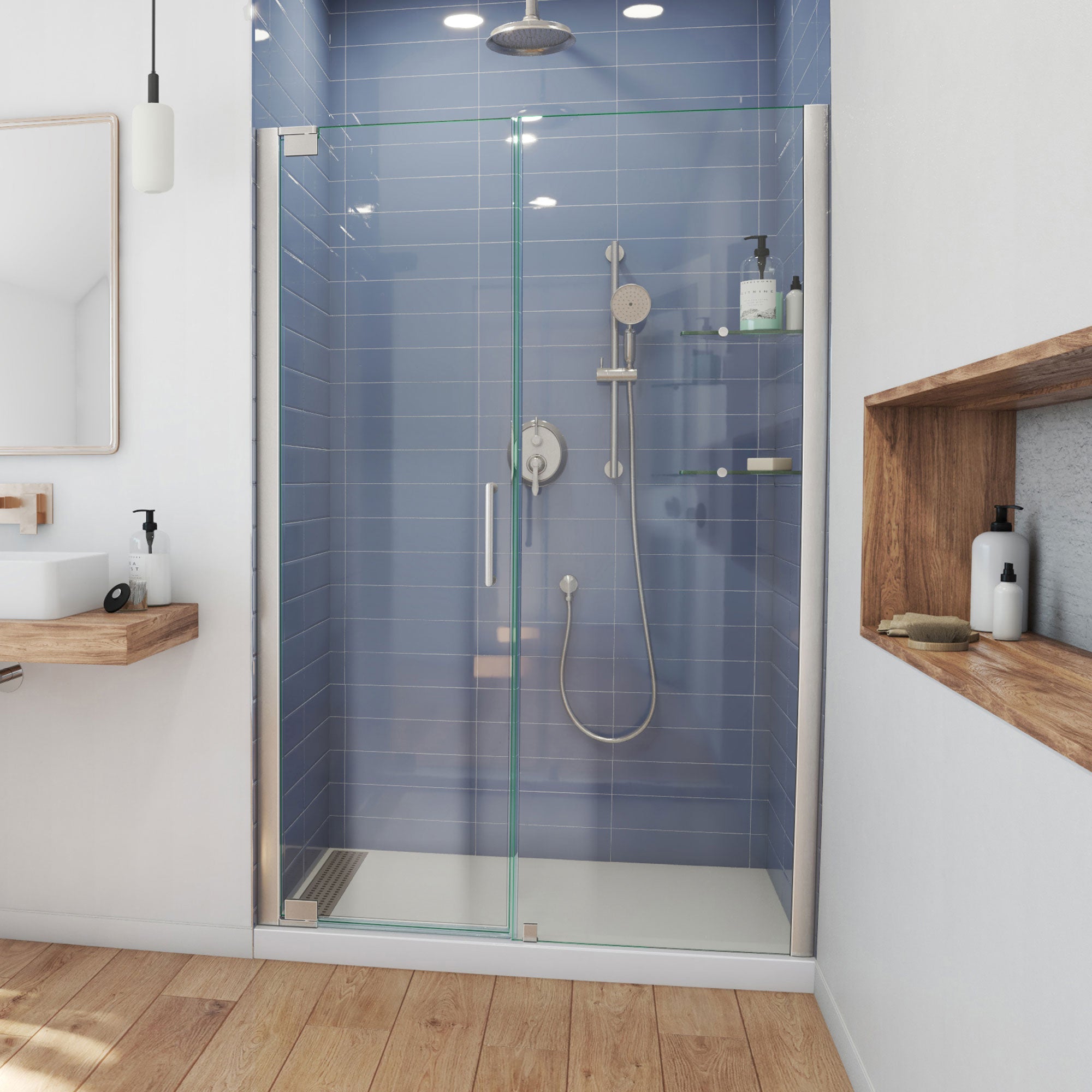 DreamLine Elegance 59.75-61.75" W Shower Door