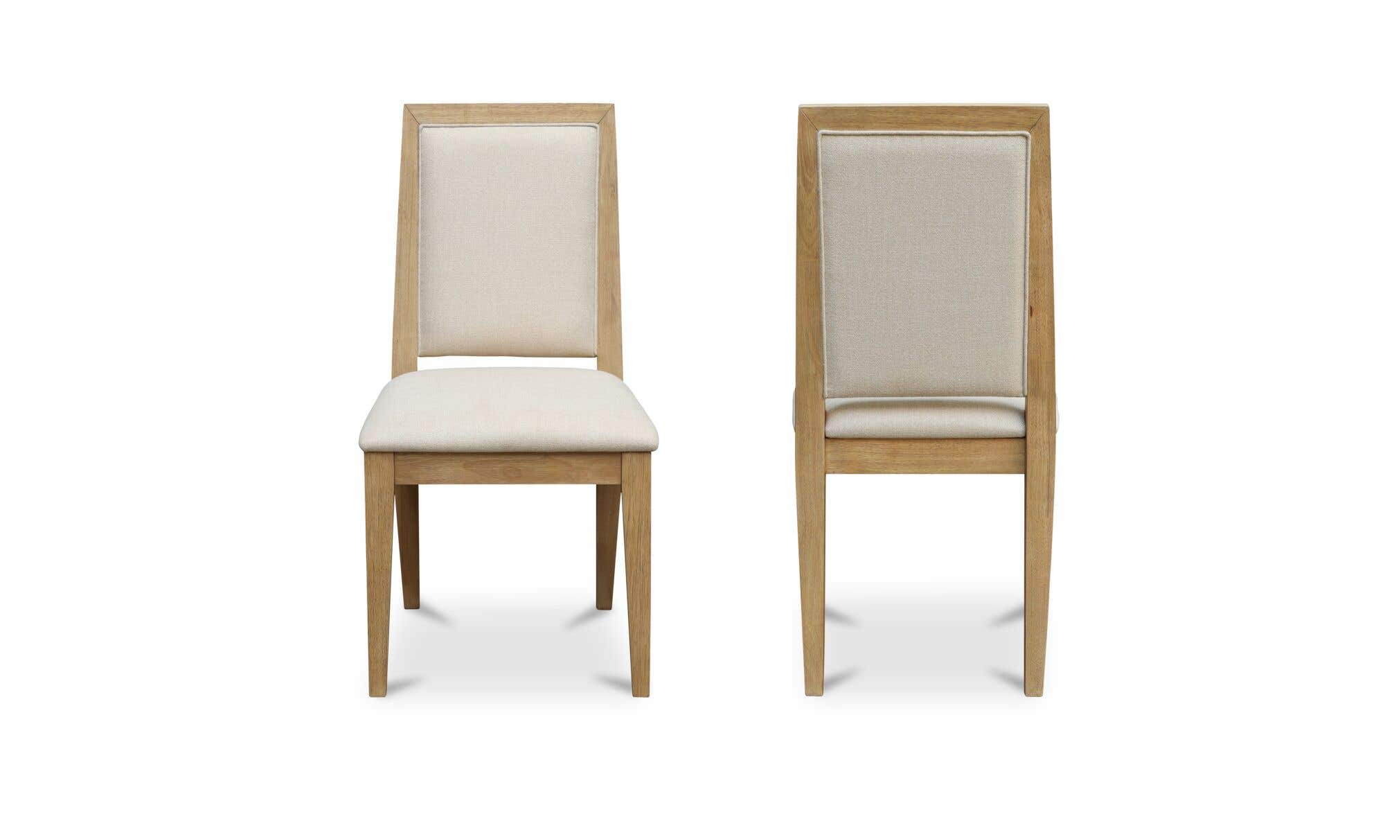 Moes Adrian Dining Chair Beige - Set Of Two EM-1014