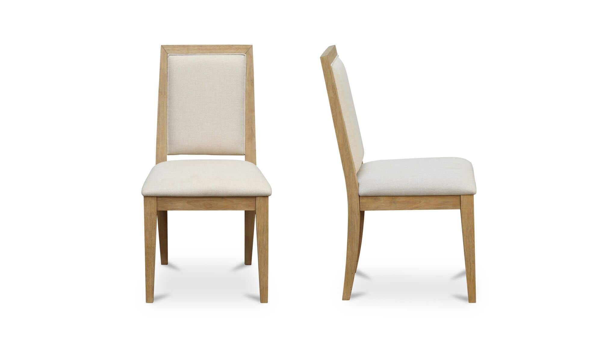 Moes Adrian Dining Chair Beige - Set Of Two EM-1014