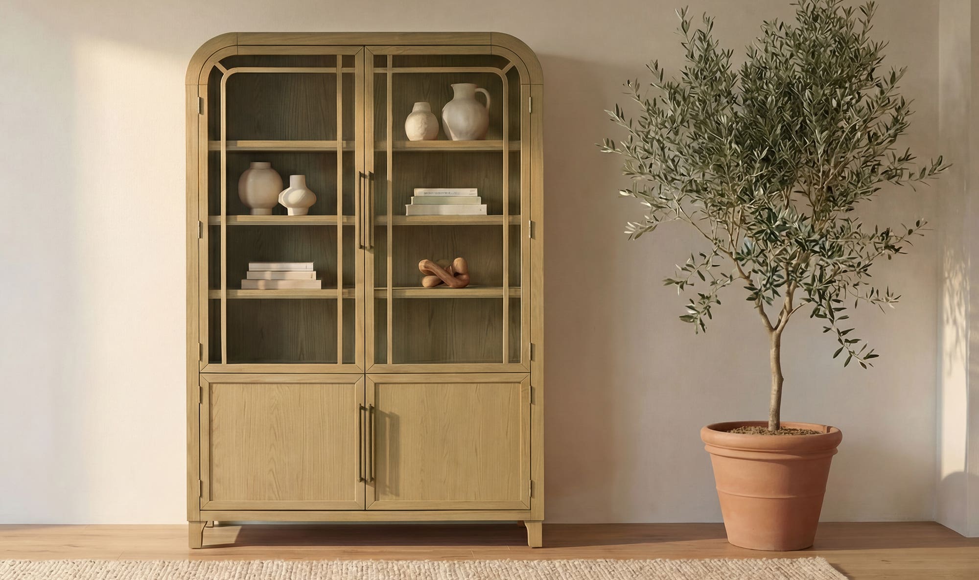 Moes Maddie Cabinet Natural EM-1022