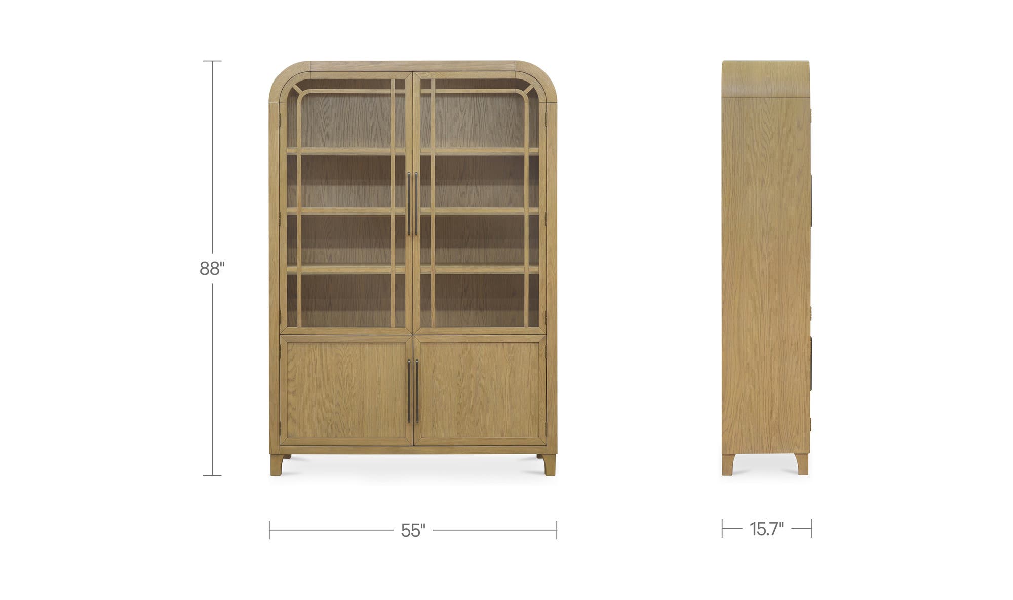 Moes Maddie Cabinet Natural EM-1022