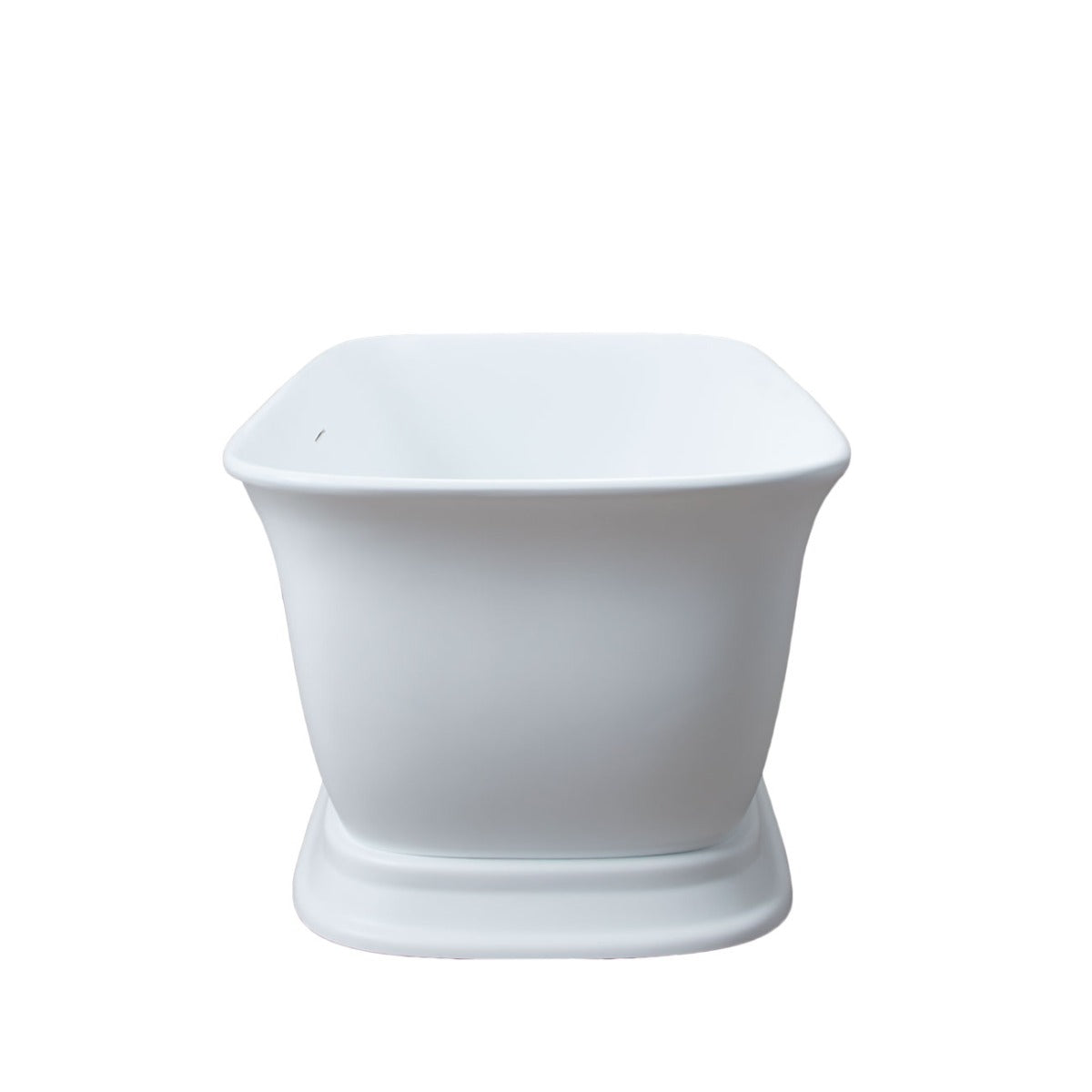 MAIDSTONE Emilia Acrylic Double Ended Freestanding Bathtub - Matte White