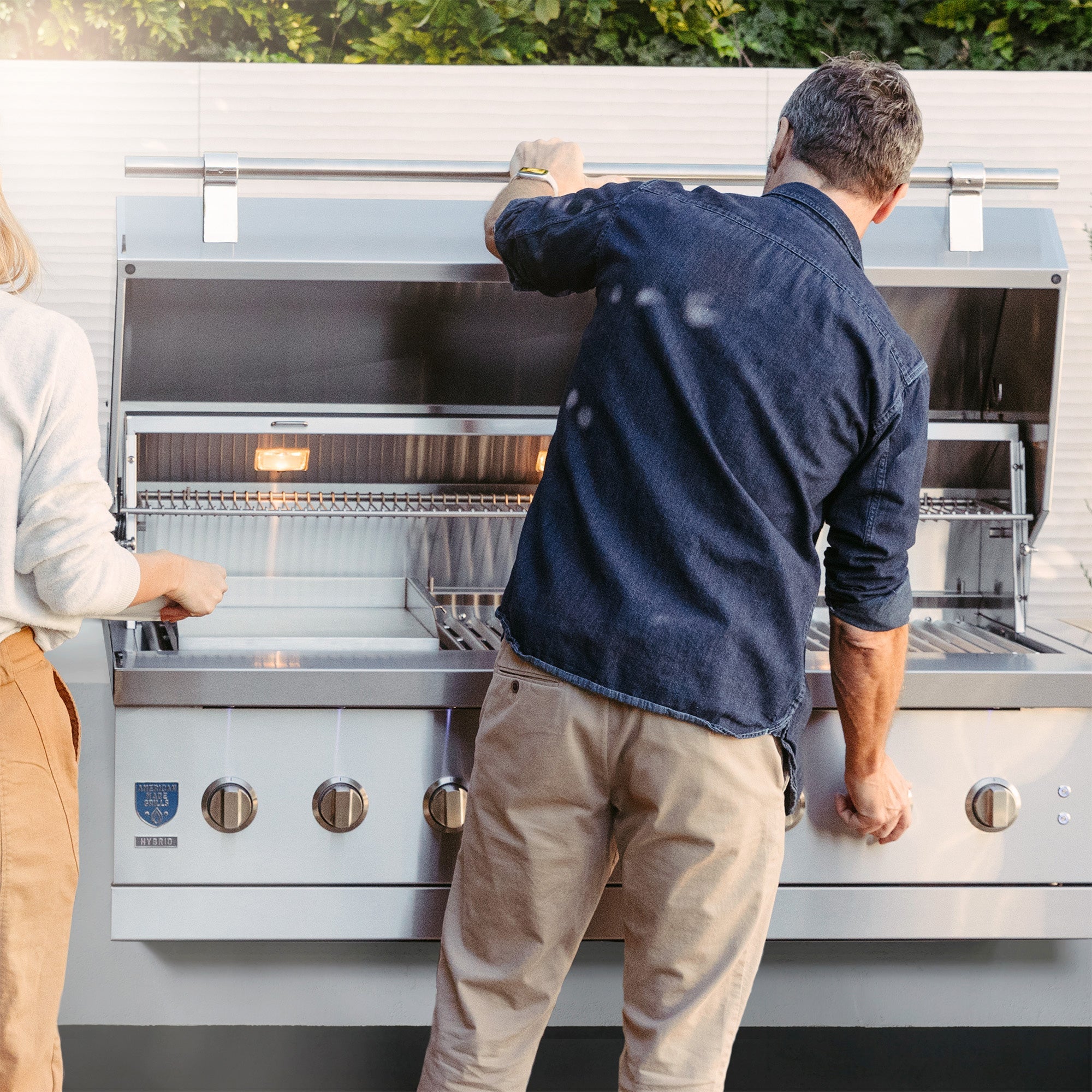 American Made Grills ENC54 Encore - 54" Hybrid Grill