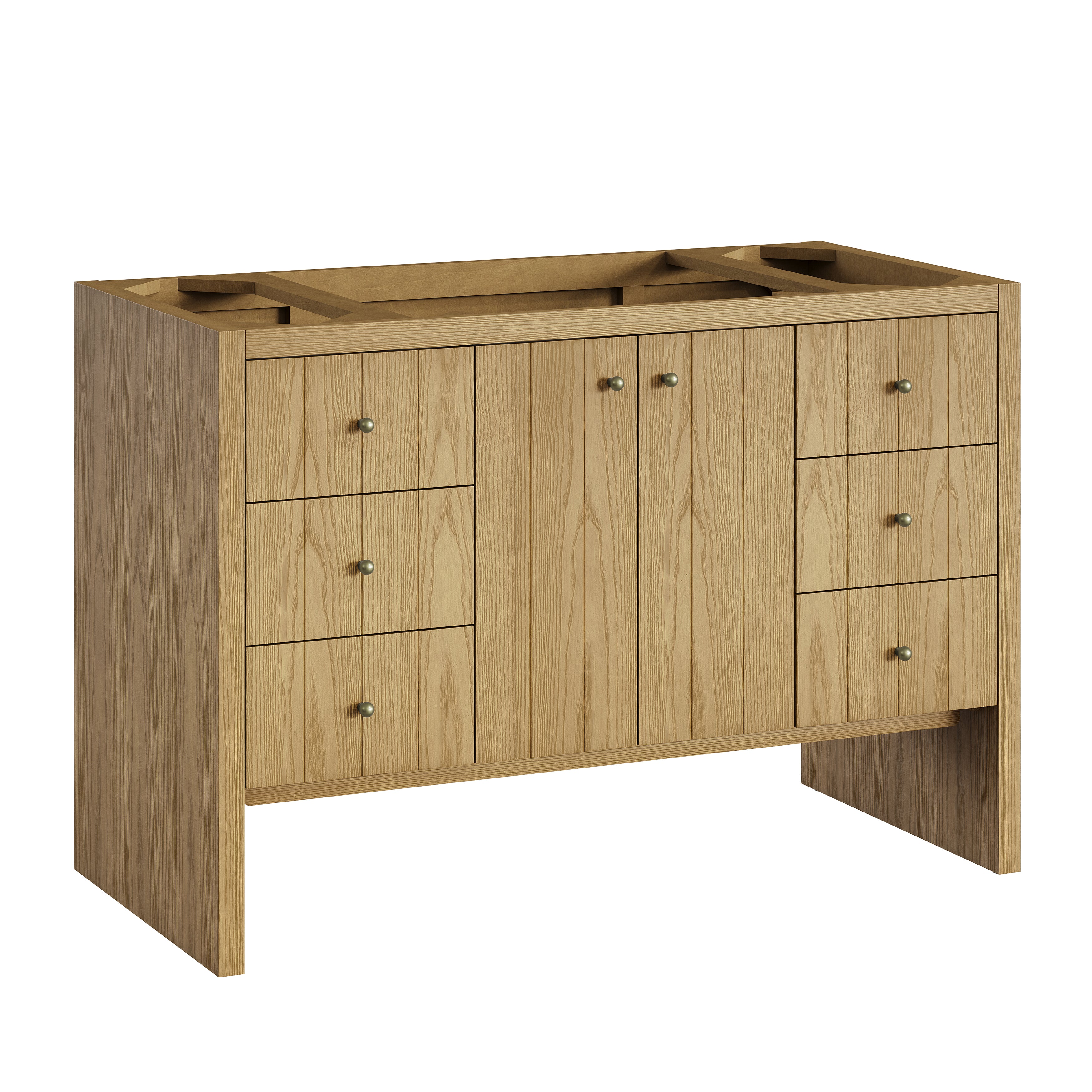 James Martin Hudson 48" Single Vanity in Light Natural Oak with 3cm Countertop
