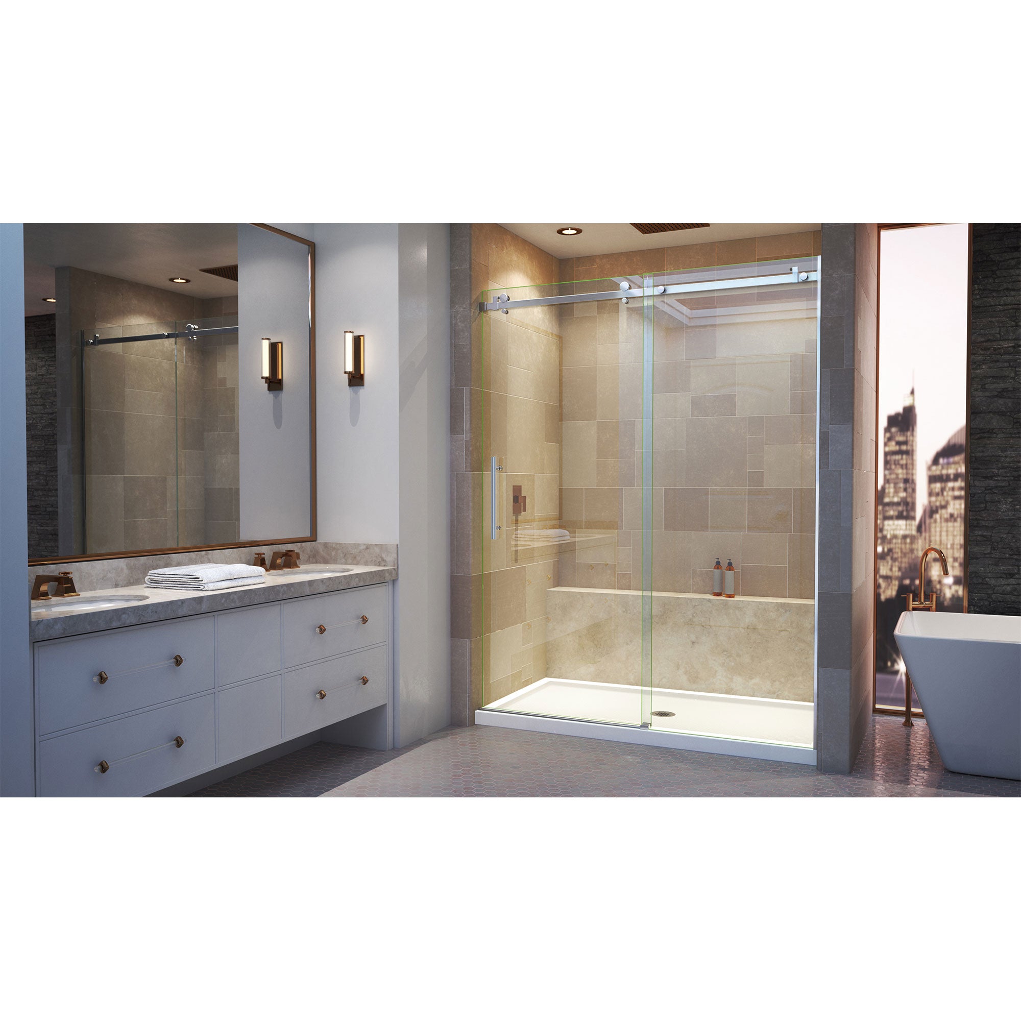 DreamLine Enigma Air 56-60" W Shower Door