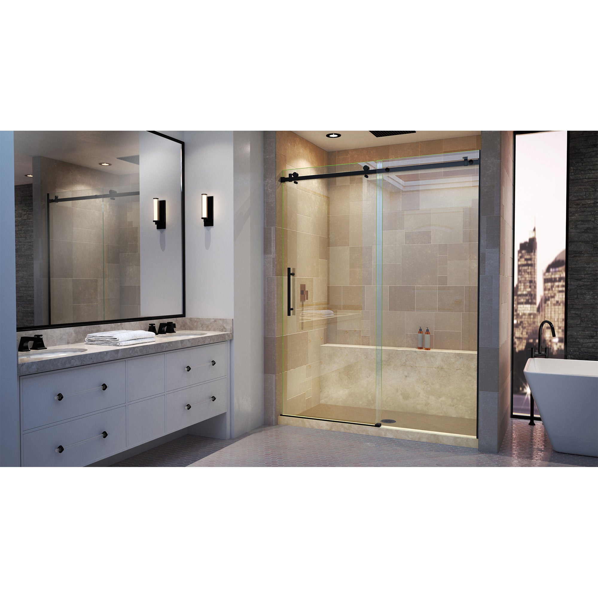 DreamLine Enigma Air 56-60" W Shower Door