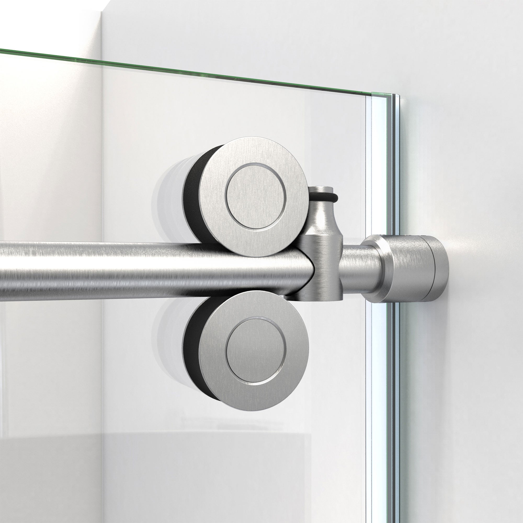 DreamLine Enigma-CXO 56 - 60 inch W x 76 inch H Frameless Sliding Shower Door with Towel Bar
