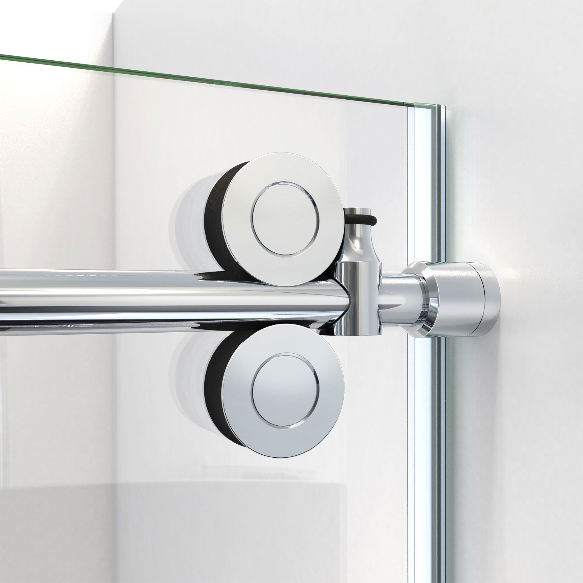 DreamLine Enigma-CXO 56 - 60 inch W x 76 inch H Frameless Sliding Shower Door with Towel Bar