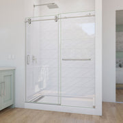 DreamLine Enigma-CXO 56 - 60 inch W x 76 inch H Frameless Sliding Shower Door with Towel Bar