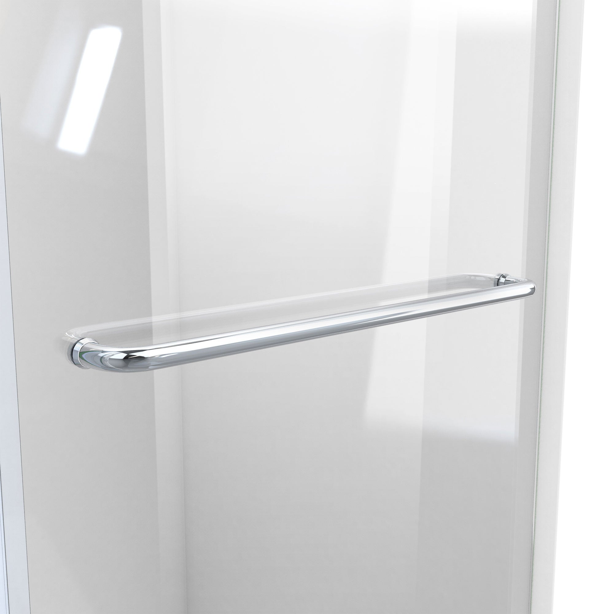 DreamLine Enigma-CXO 56 - 60 inch W x 76 inch H Frameless Sliding Shower Door with Towel Bar