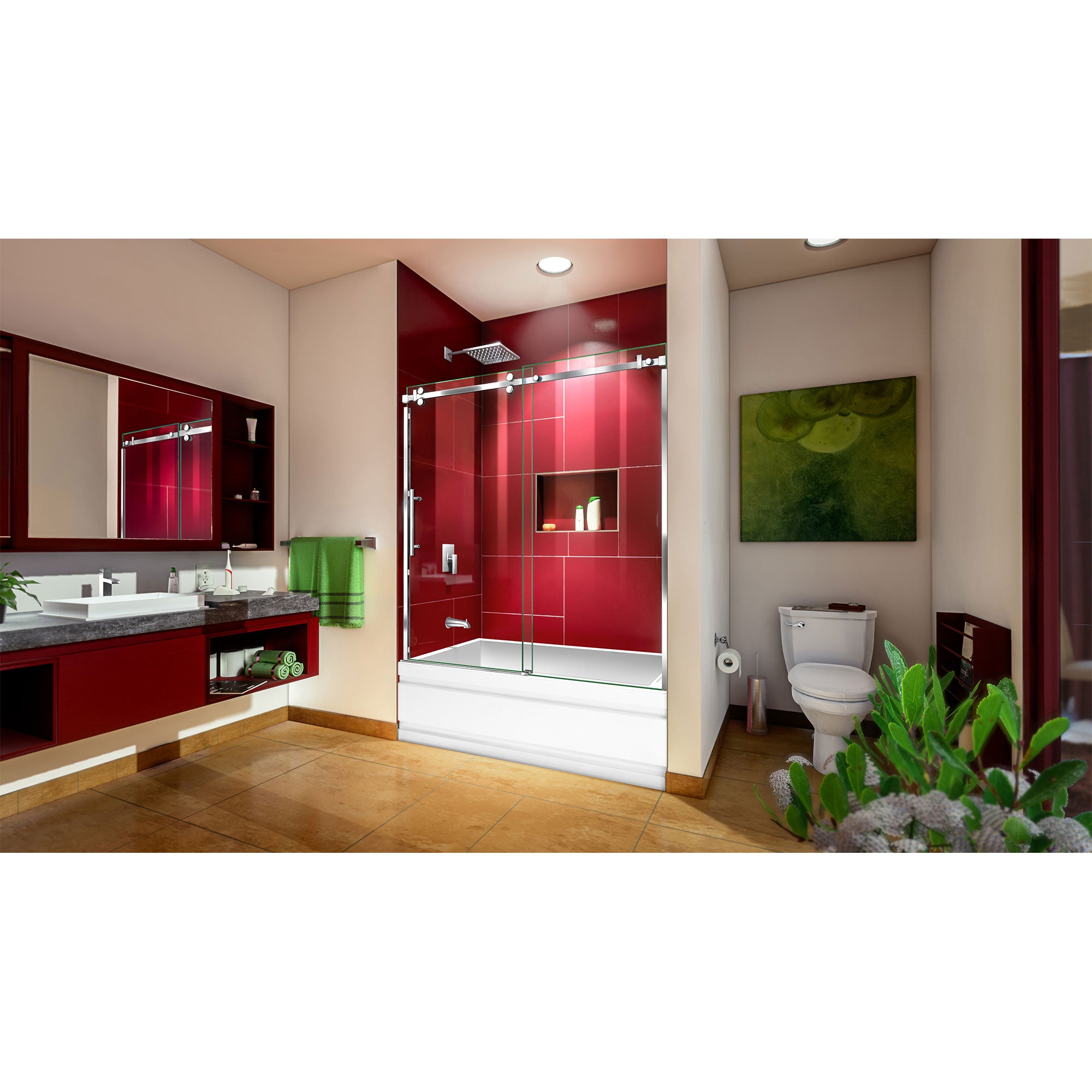 DreamLine Enigma Sky 56-60" W Sliding Tub Door