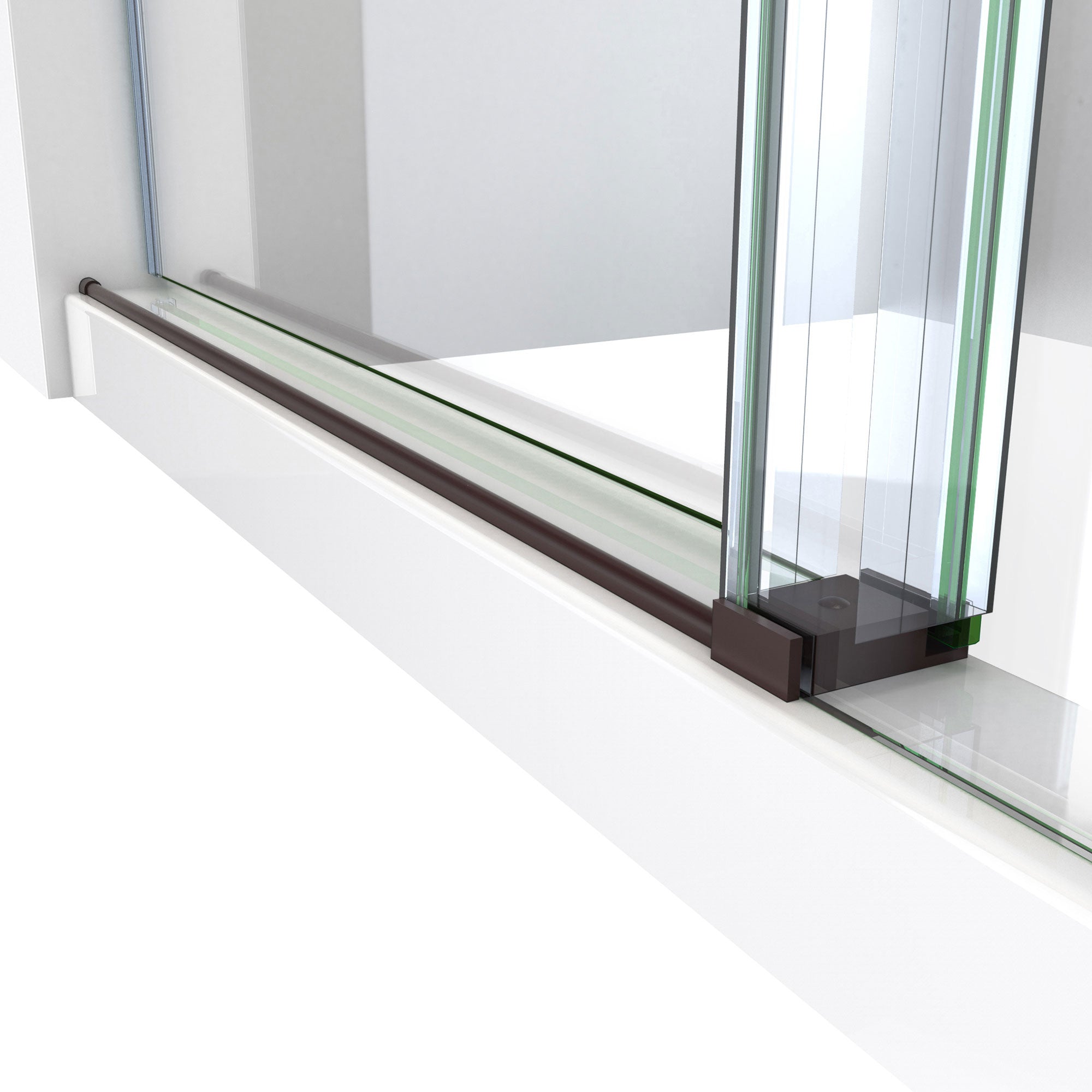 DreamLine Enigma-X 55 - 59 inch W x 62 inch H Frameless Sliding Tub Door