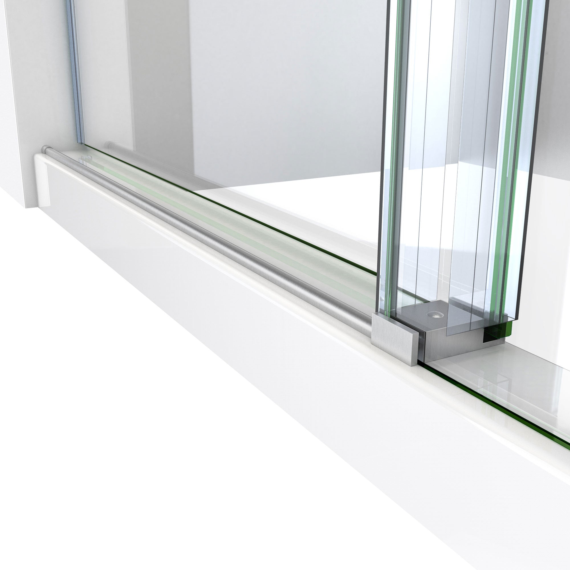 DreamLine Enigma-X 55 - 59 inch W x 62 inch H Frameless Sliding Tub Door