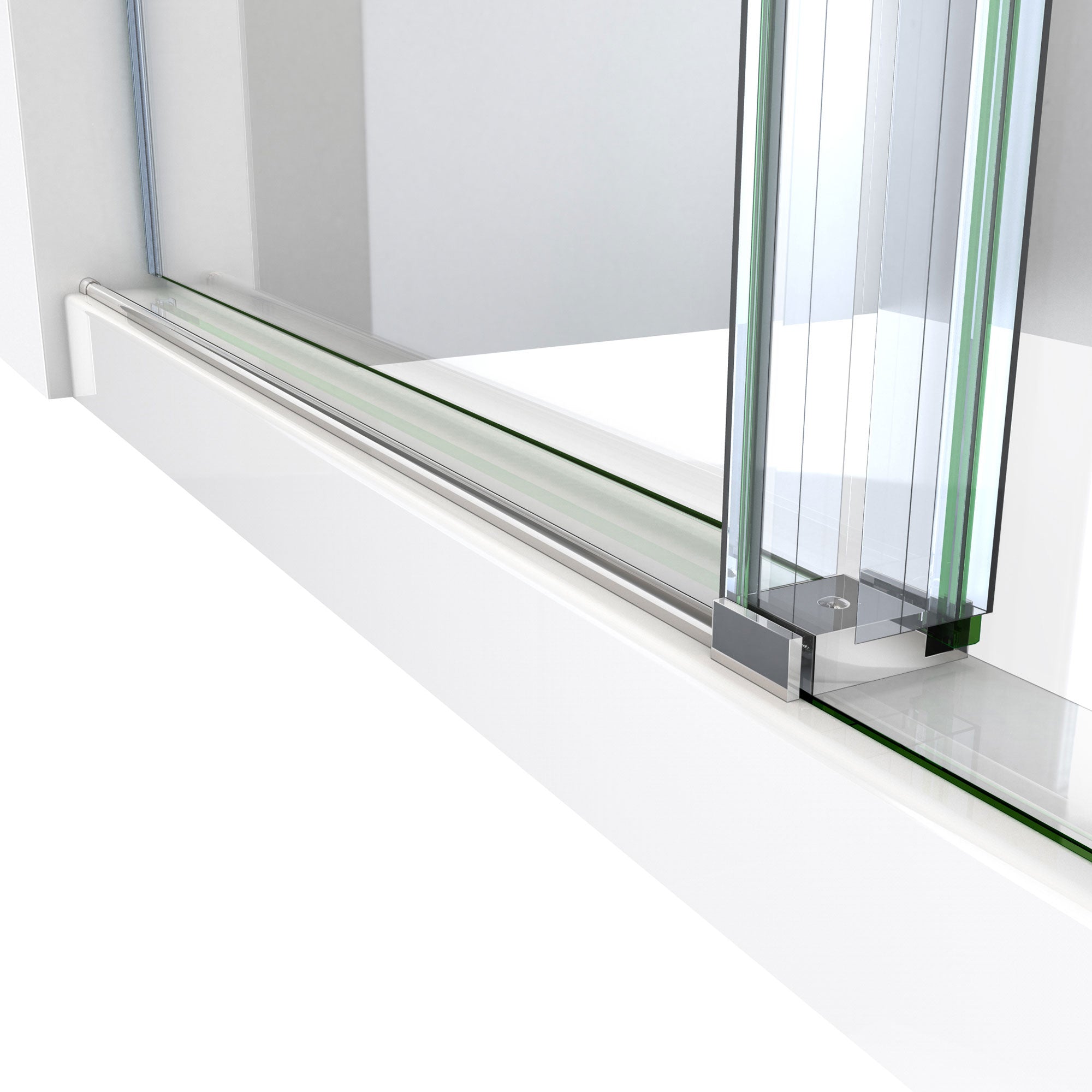 DreamLine Enigma-X 55 - 59 inch W x 62 inch H Frameless Sliding Tub Door
