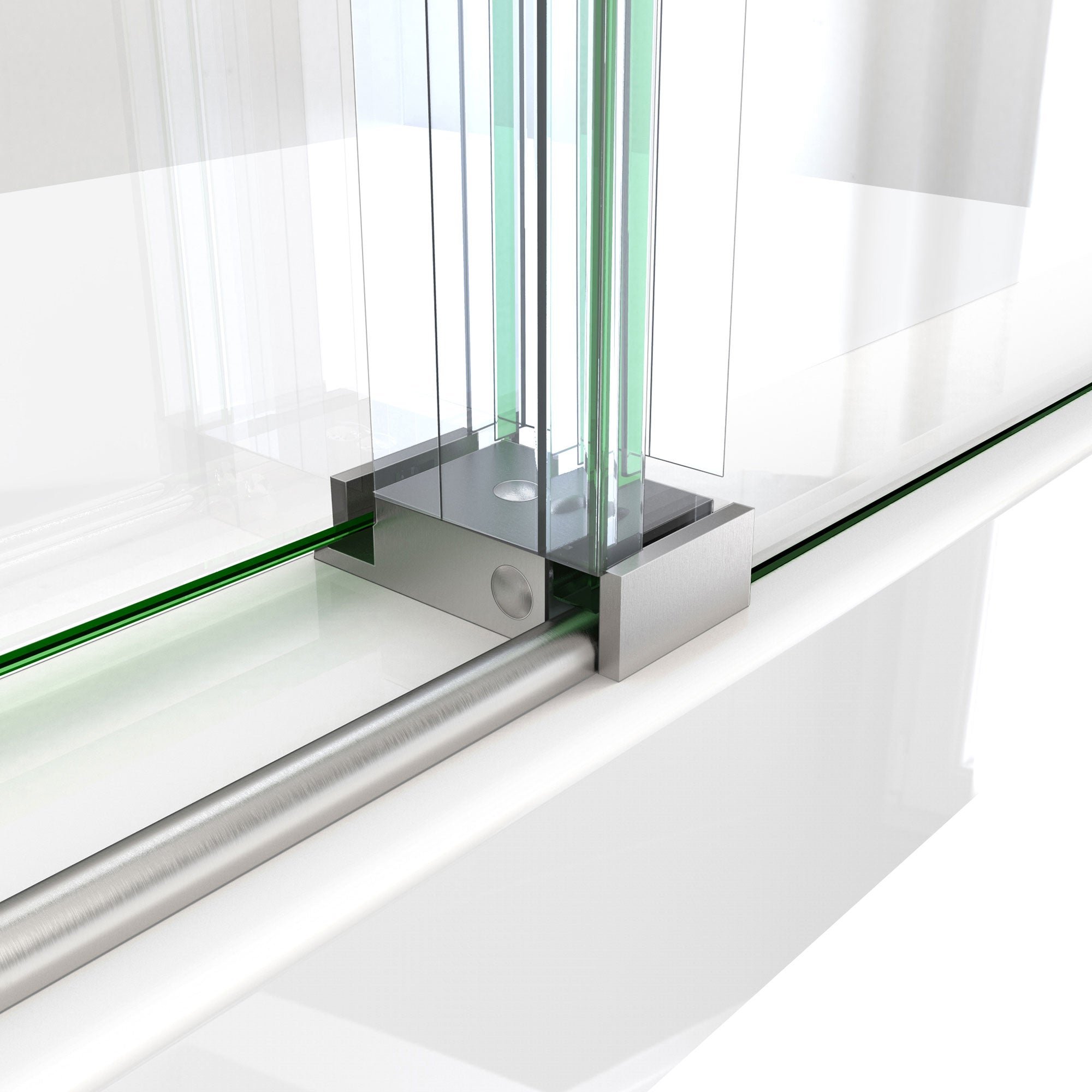 DreamLine Enigma-X 55 - 59 inch W x 62 inch H Frameless Sliding Tub Door