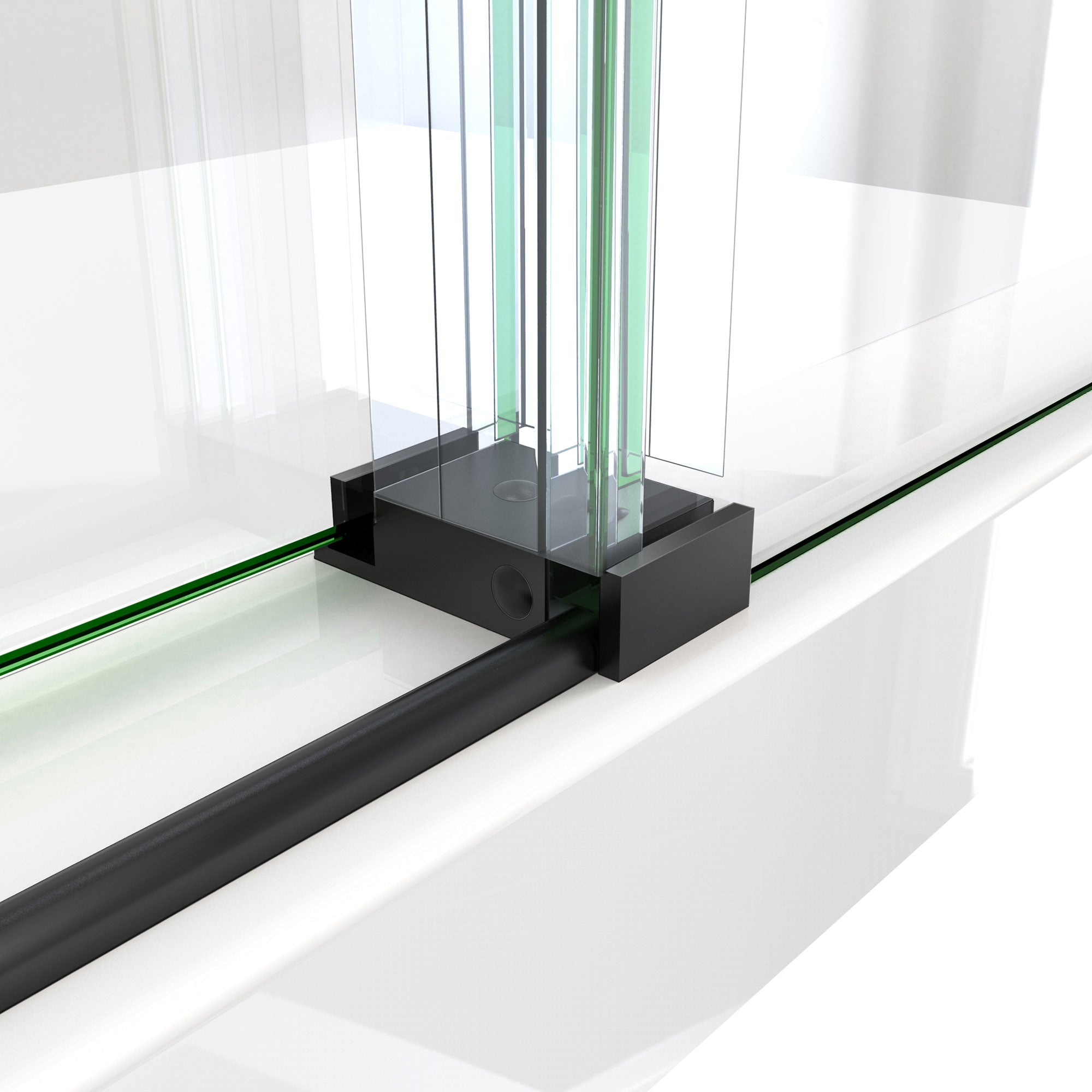 DreamLine Enigma-X 55 - 59 inch W x 62 inch H Frameless Sliding Tub Door
