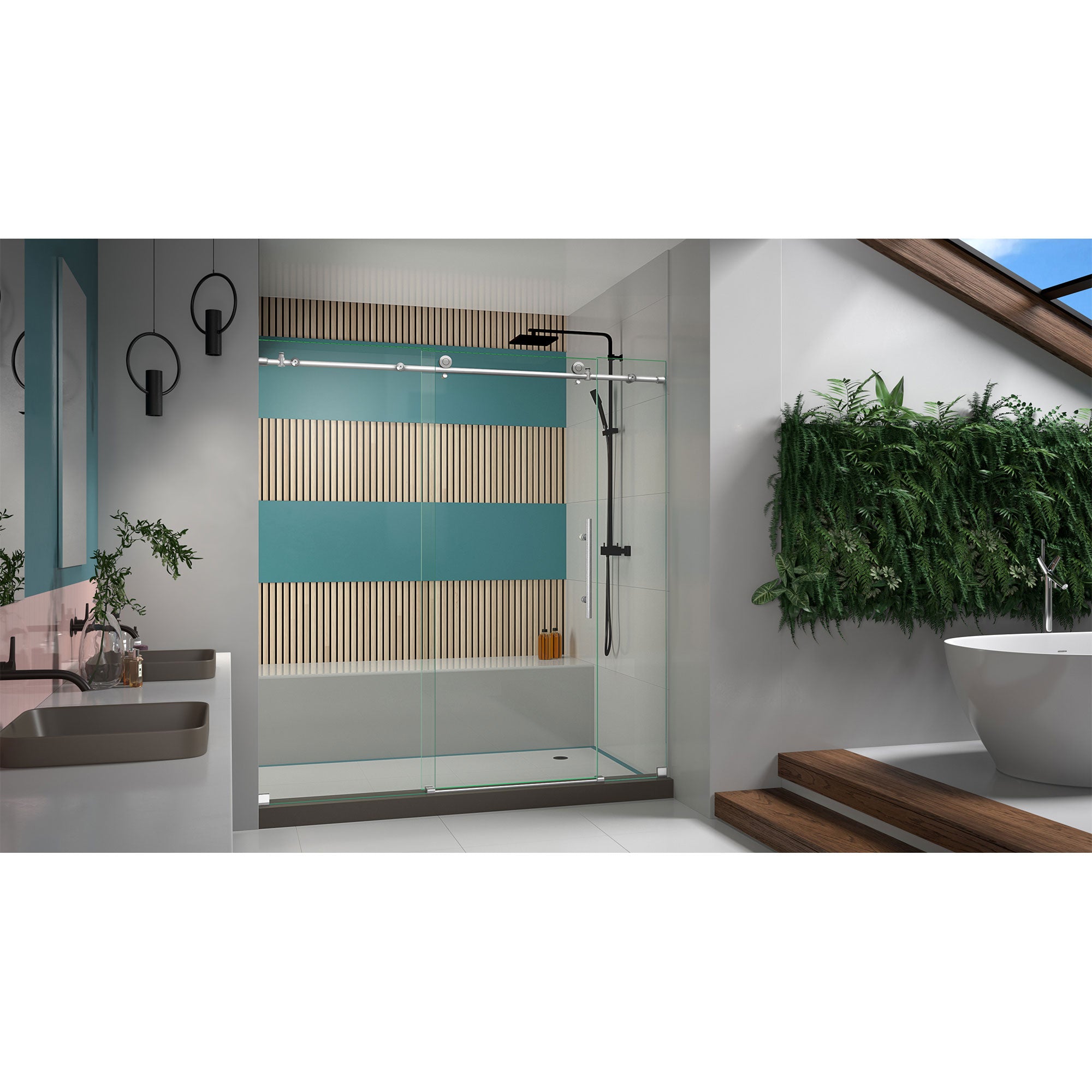 DreamLine Enigma-X 68-72" W Shower Door