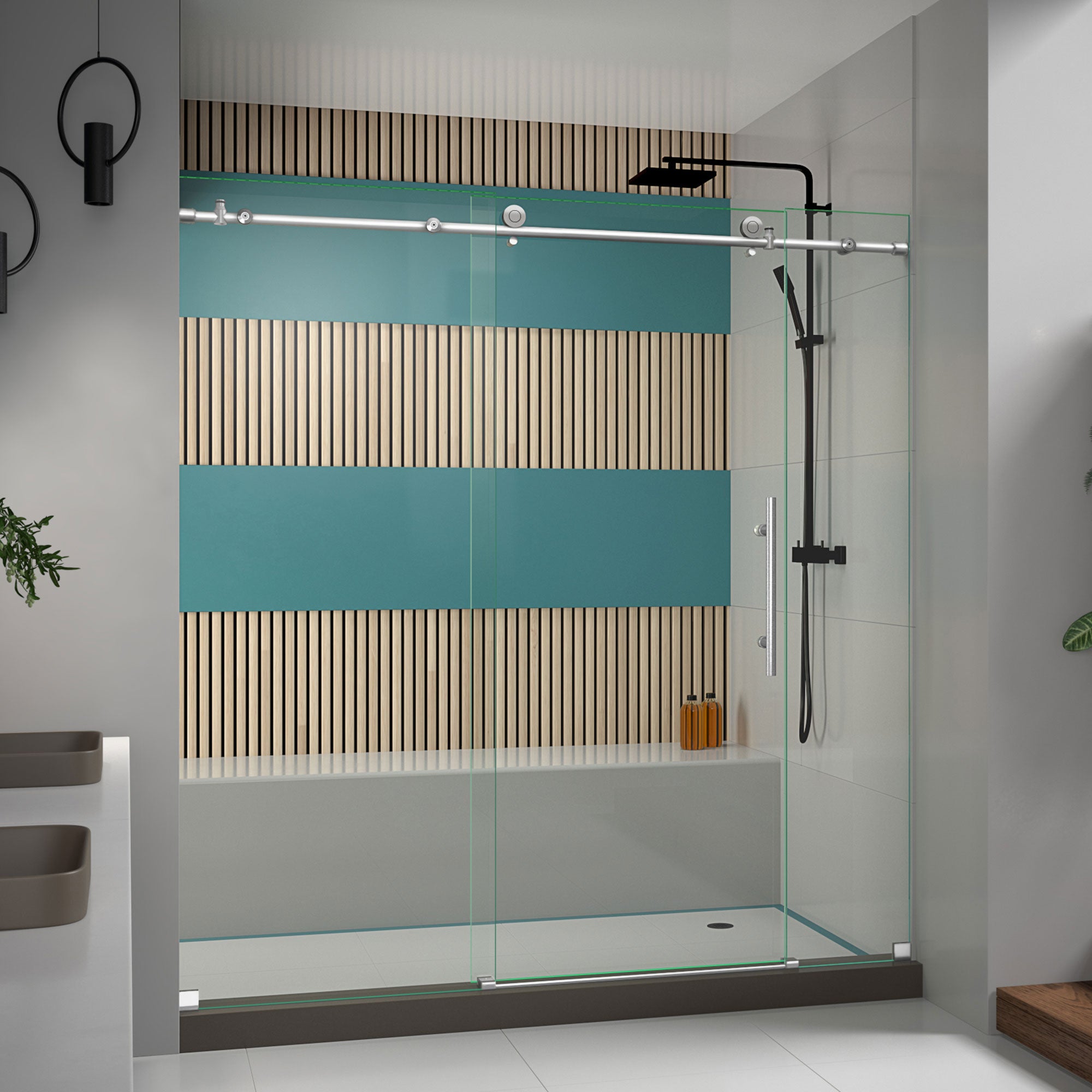DreamLine Enigma-X 68-72" W Shower Door
