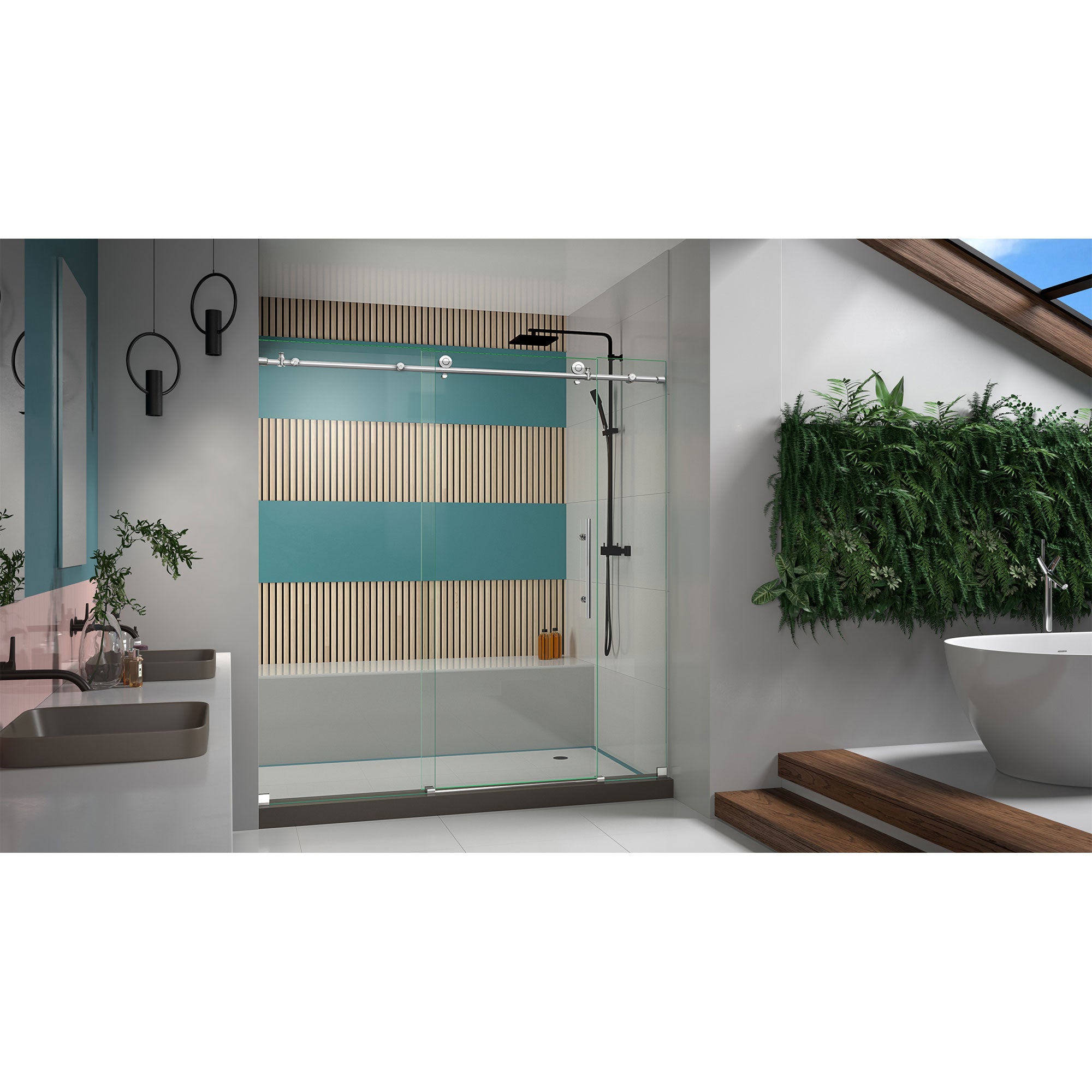 DreamLine Enigma-X 68-72" W Shower Door
