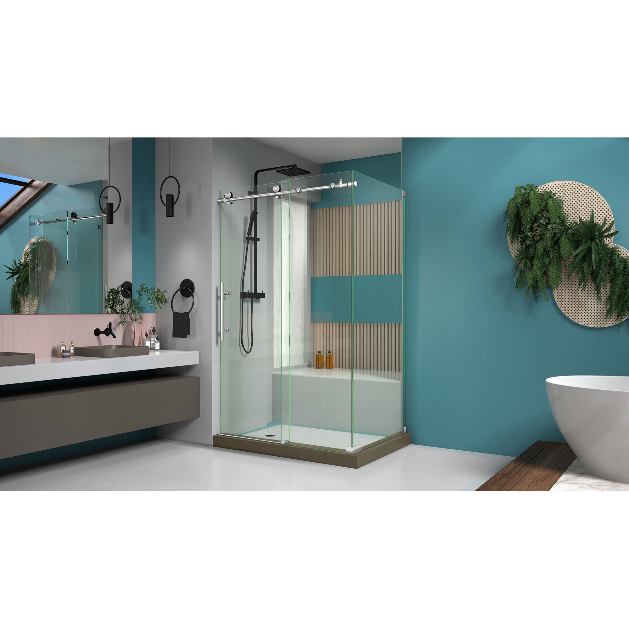 DreamLine Enigma-X 44.38-48.38" W Shower Enclosure
