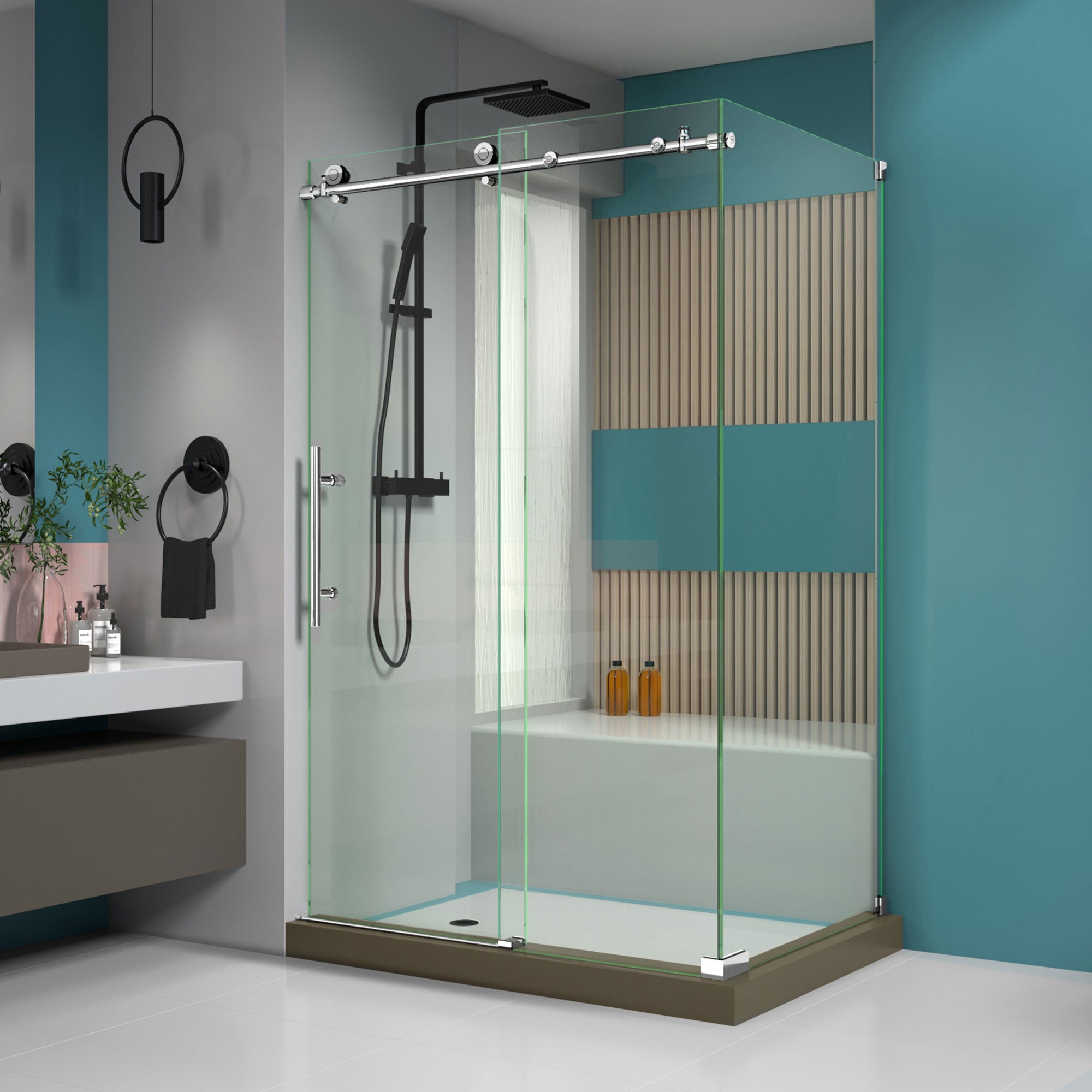 DreamLine Enigma-X 44.38-48.38" W Shower Enclosure