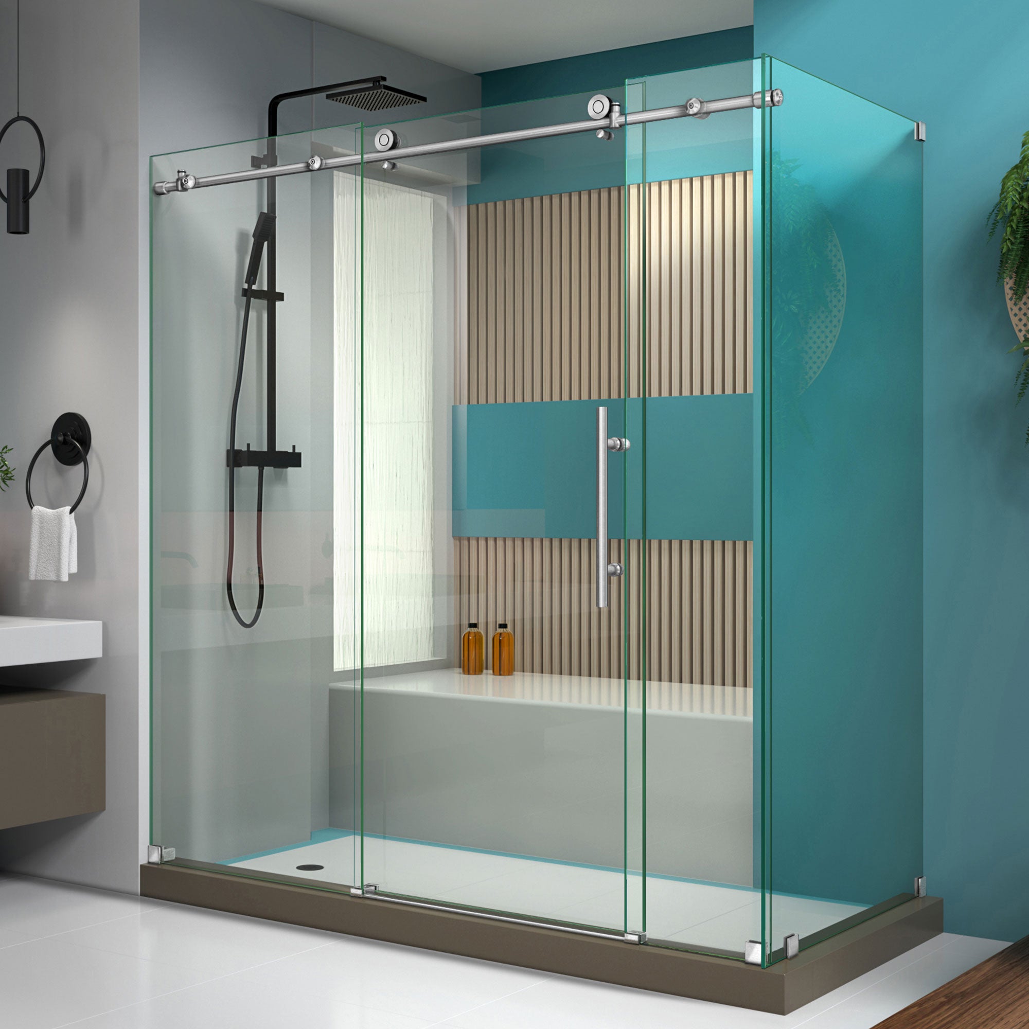 DreamLine Enigma-X 68.38-72.38" W Shower Enclosure