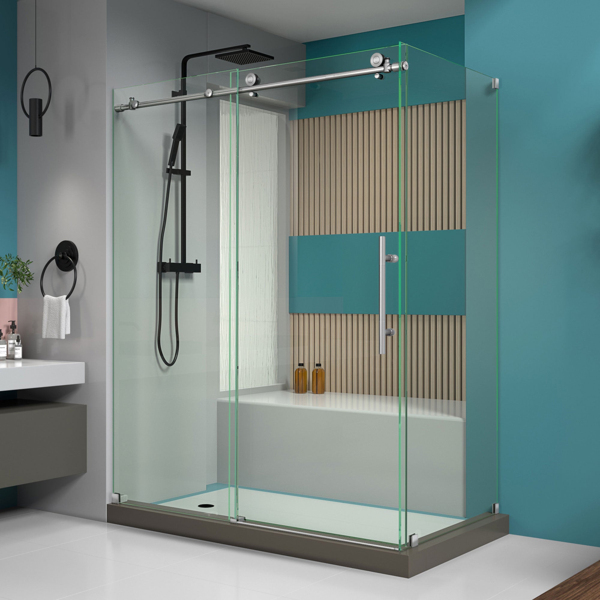 DreamLine Enigma-X 56.38-60.38" W Shower Enclosure