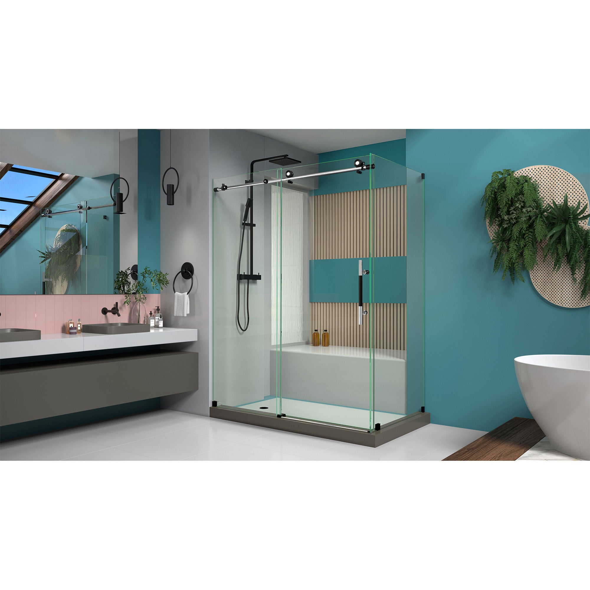 DreamLine Enigma-XT 56.38-60.38" W Shower Enclosure