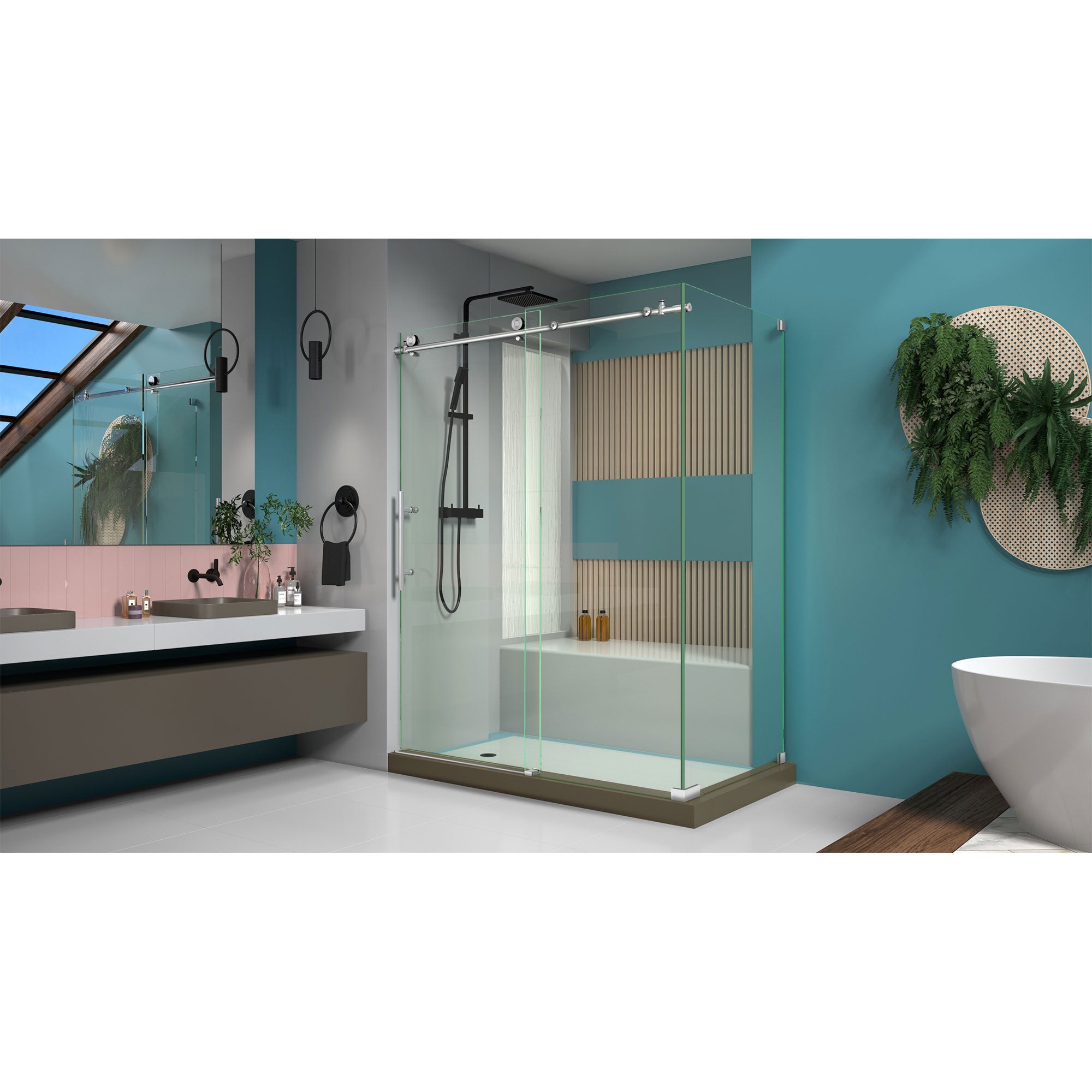 DreamLine Enigma-X 56.38-60.38" W Shower Enclosure
