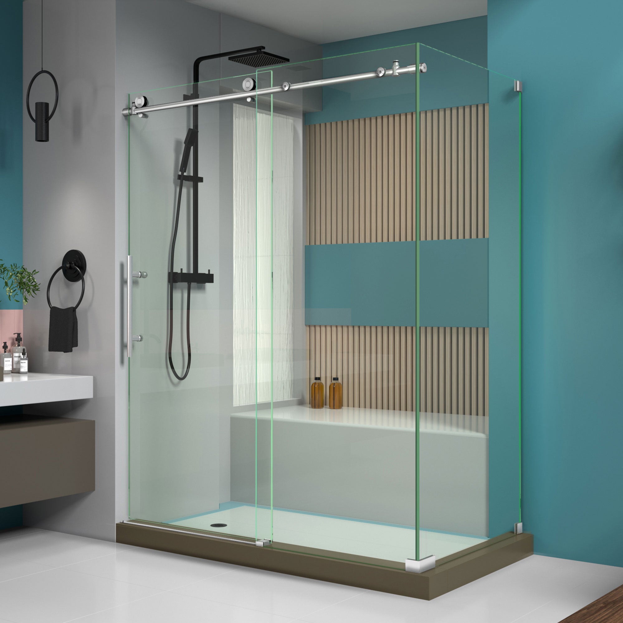 DreamLine Enigma-X 56.38-60.38" W Shower Enclosure
