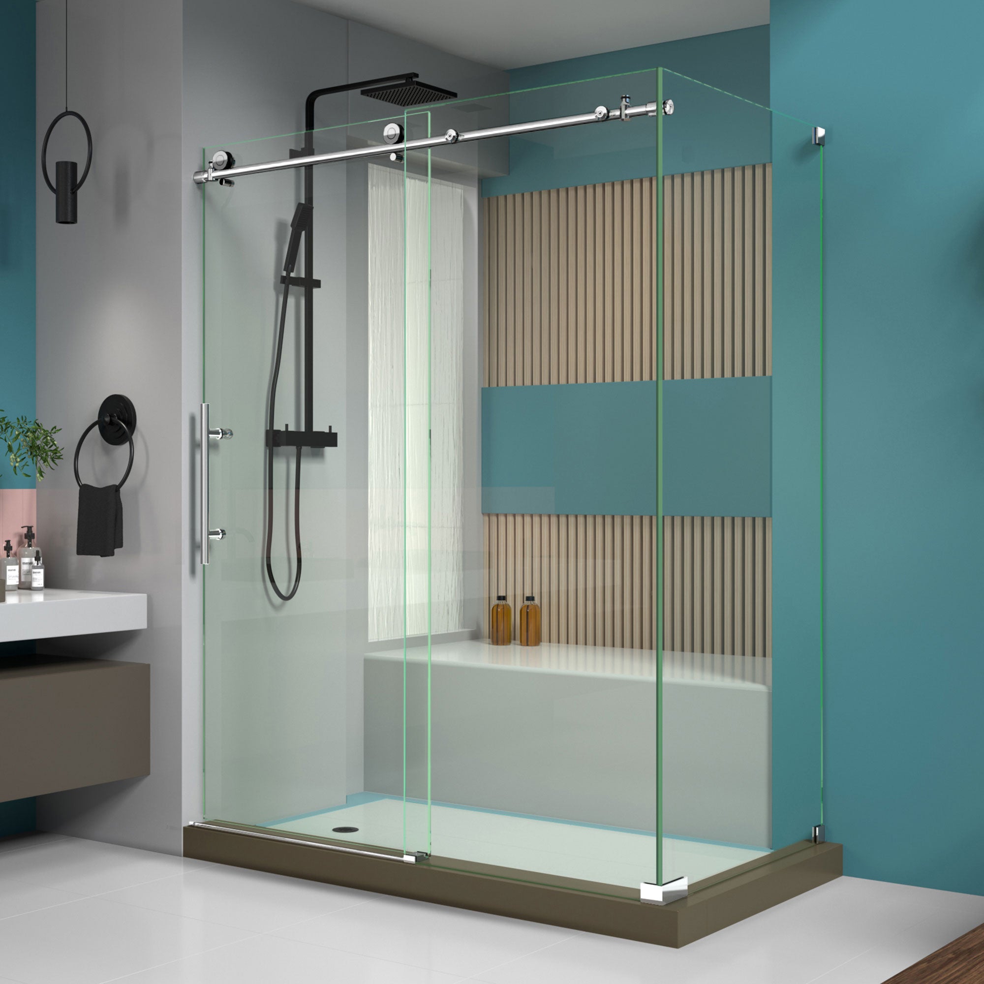 DreamLine Enigma-X 56.38-60.38" W Shower Enclosure