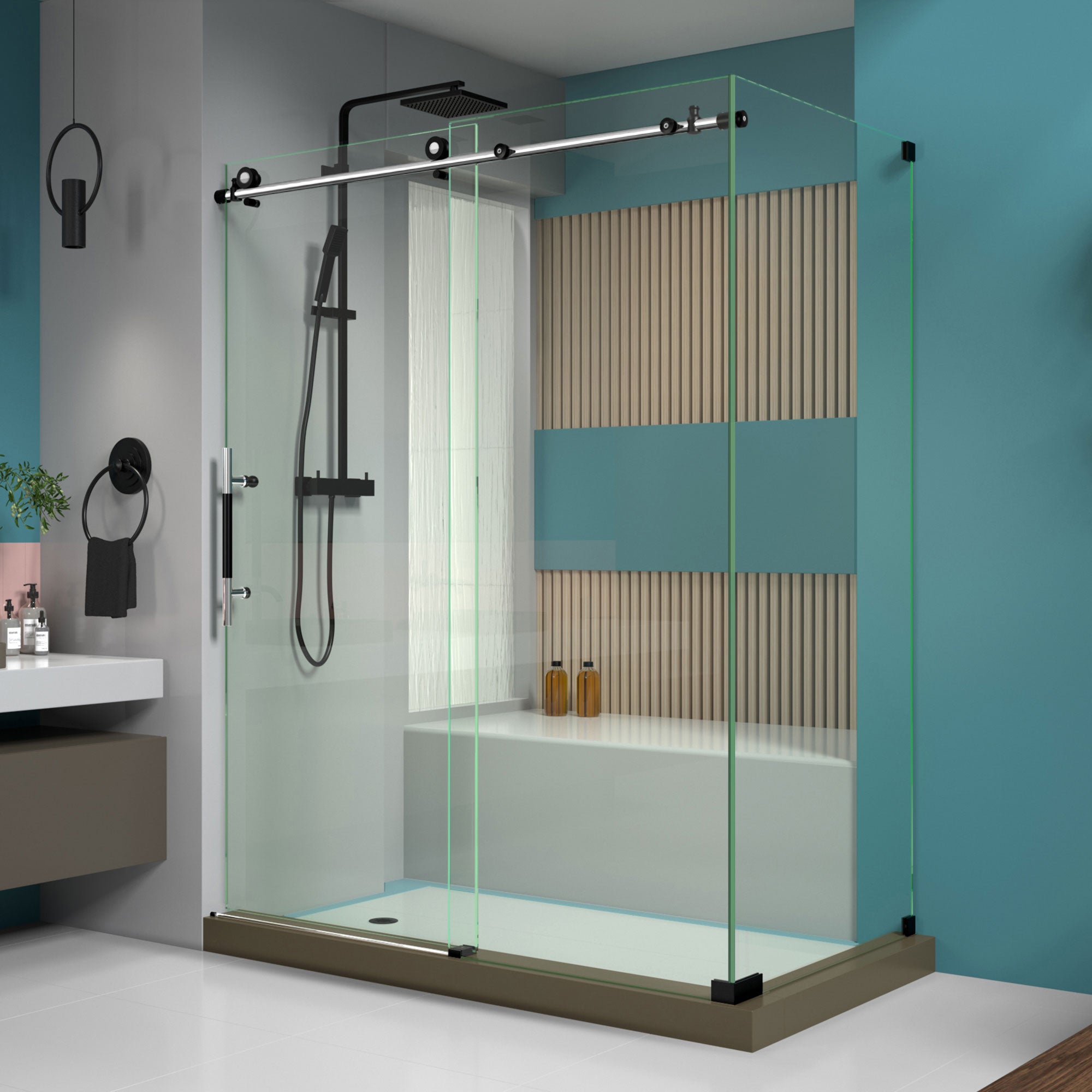 DreamLine Enigma-XT 56.38-60.38" W Shower Enclosure