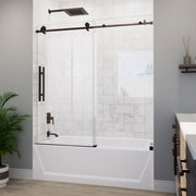 DreamLine Enigma-X 55 - 59 inch W x 62 inch H Frameless Sliding Tub Door