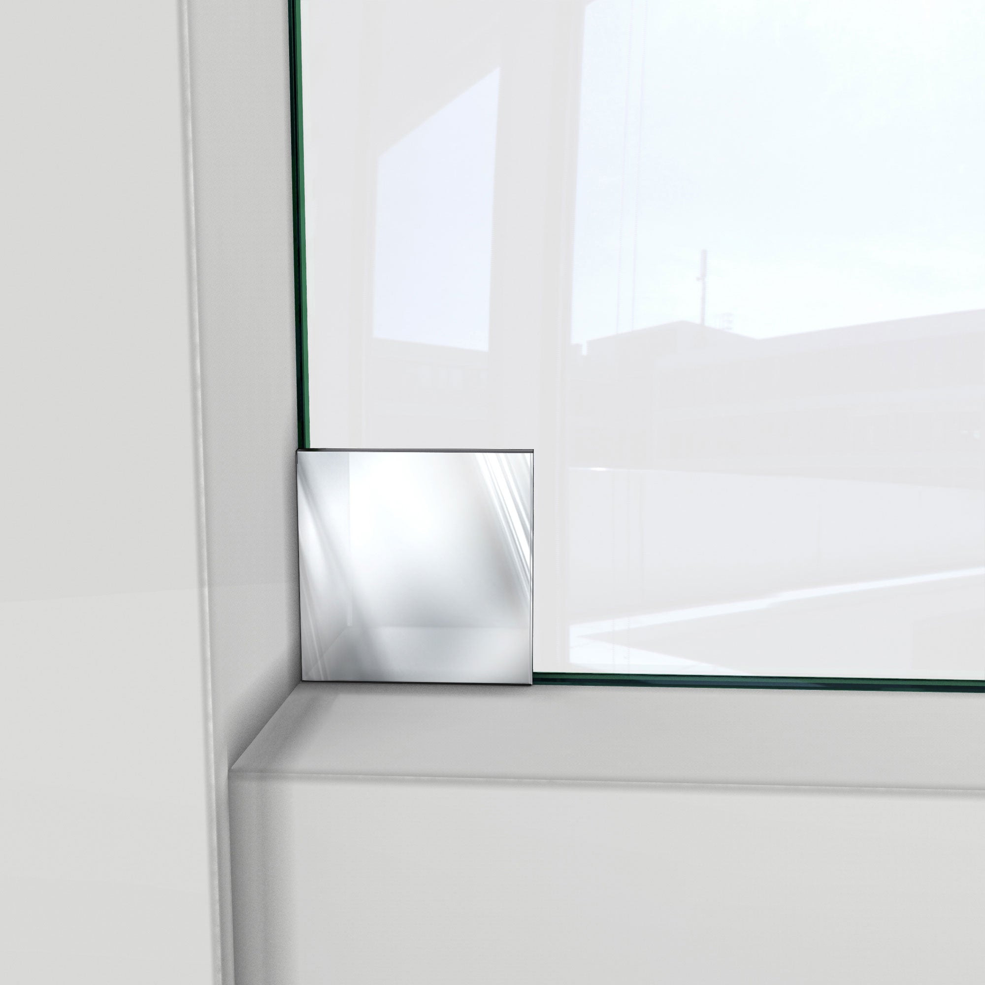 DreamLine Enigma-CXO 56 - 60 inch W x 76 inch H Frameless Sliding Shower Door with Towel Bar
