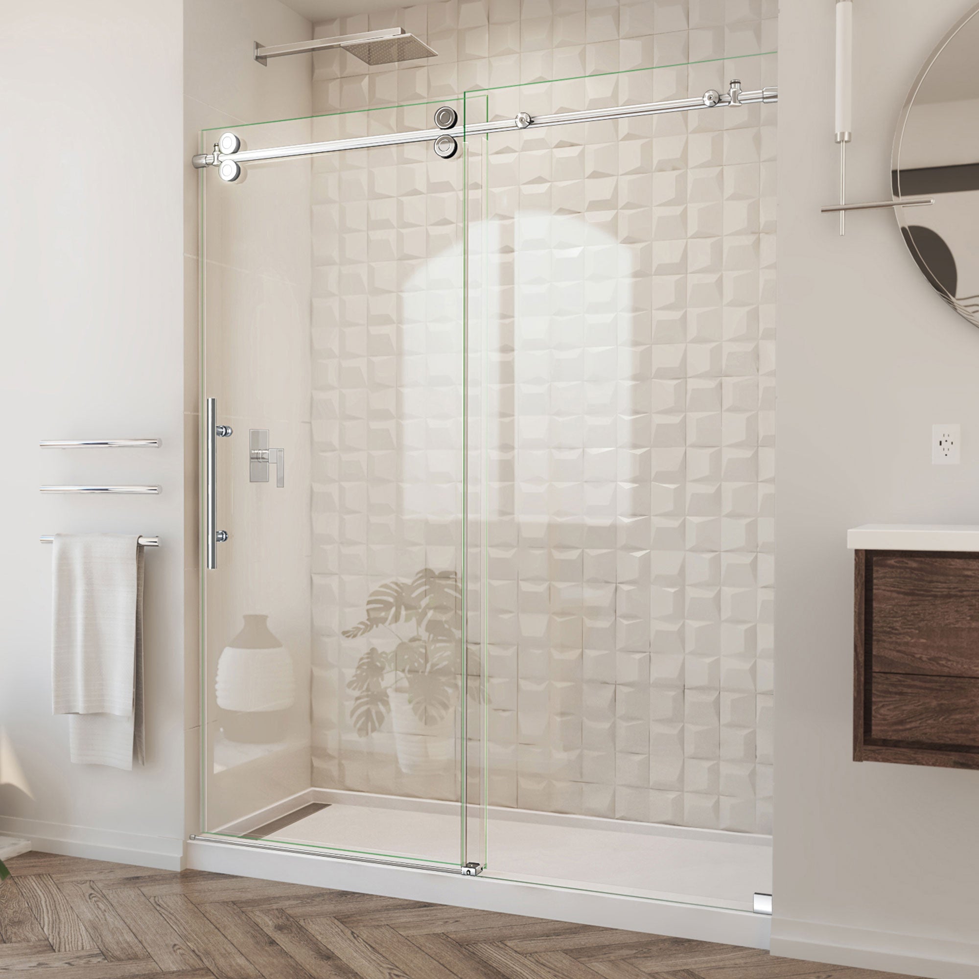 DreamLine Enigma-XO 56-60" W Shower Door