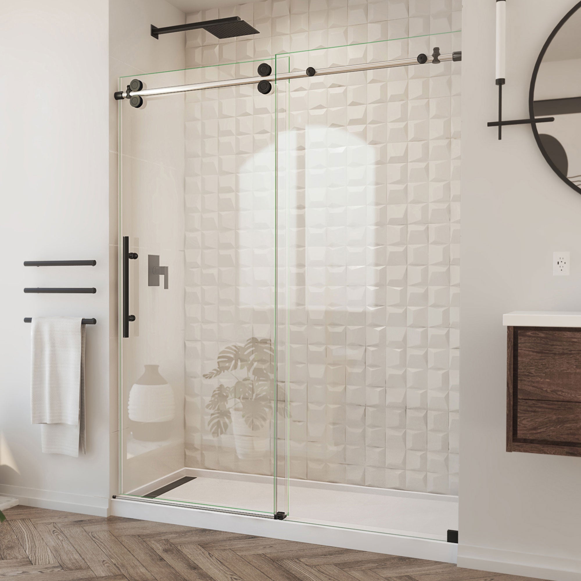 DreamLine Enigma-XO 56-60" W Shower Door