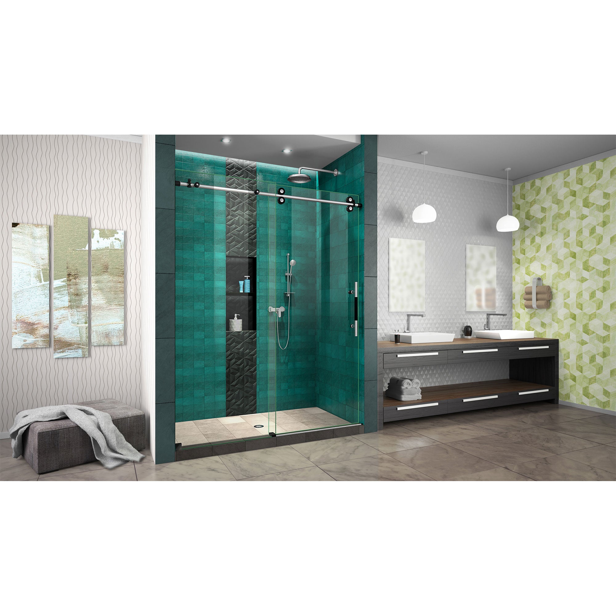 DreamLine Enigma-XO 56-60" W Shower Door