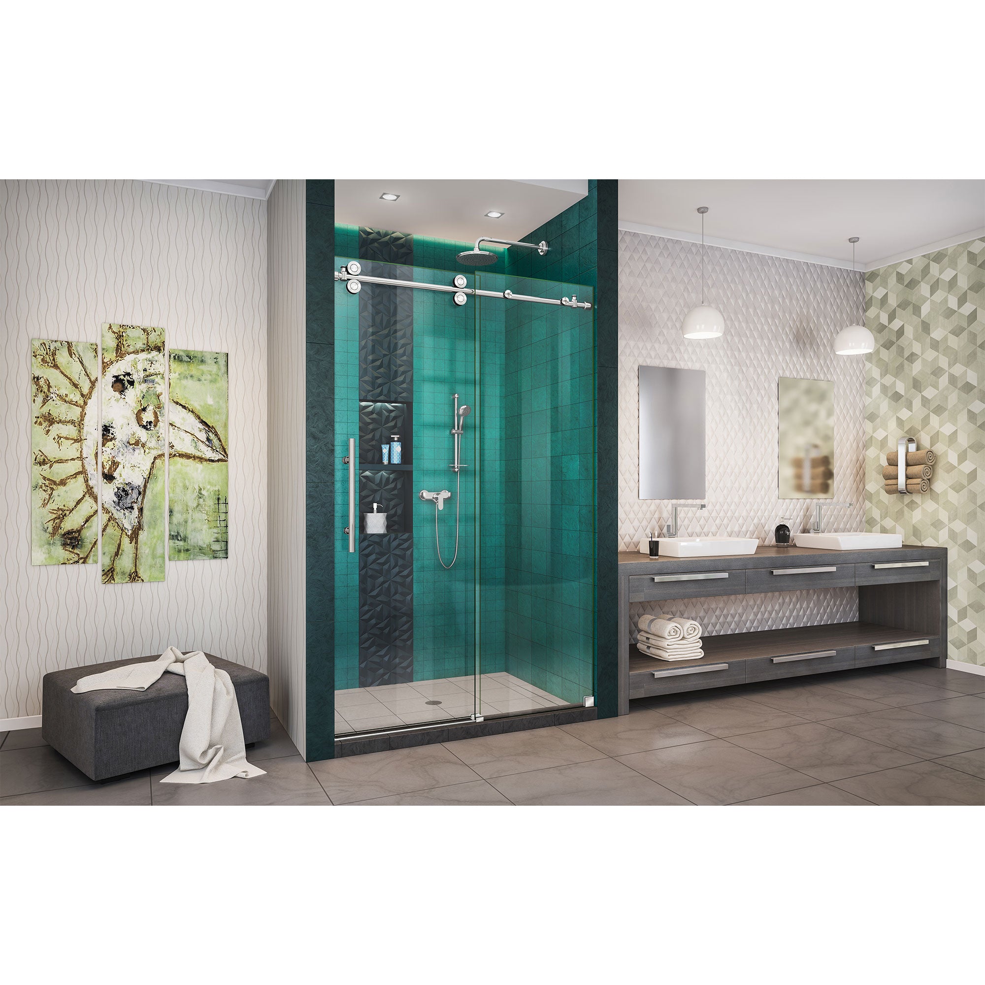 DreamLine Enigma-XO 44-48" W Shower Door