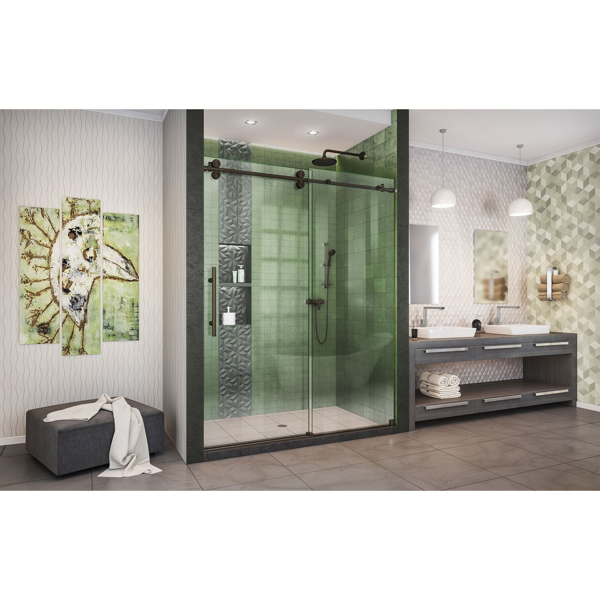 DreamLine Enigma-XO 56-60" W Shower Door