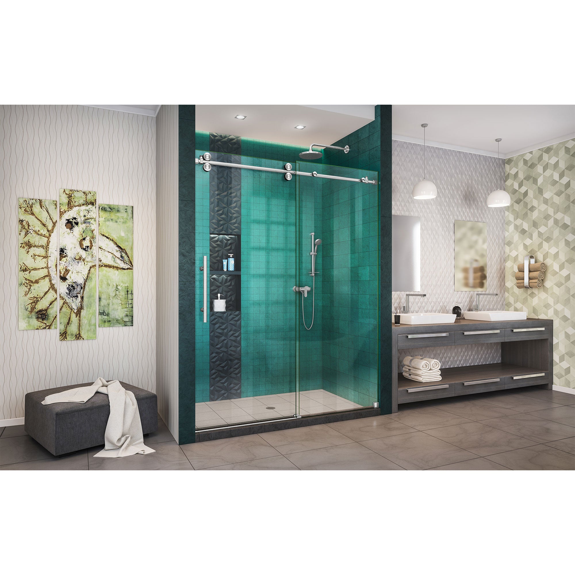 DreamLine Enigma-XO 56-60" W Shower Door