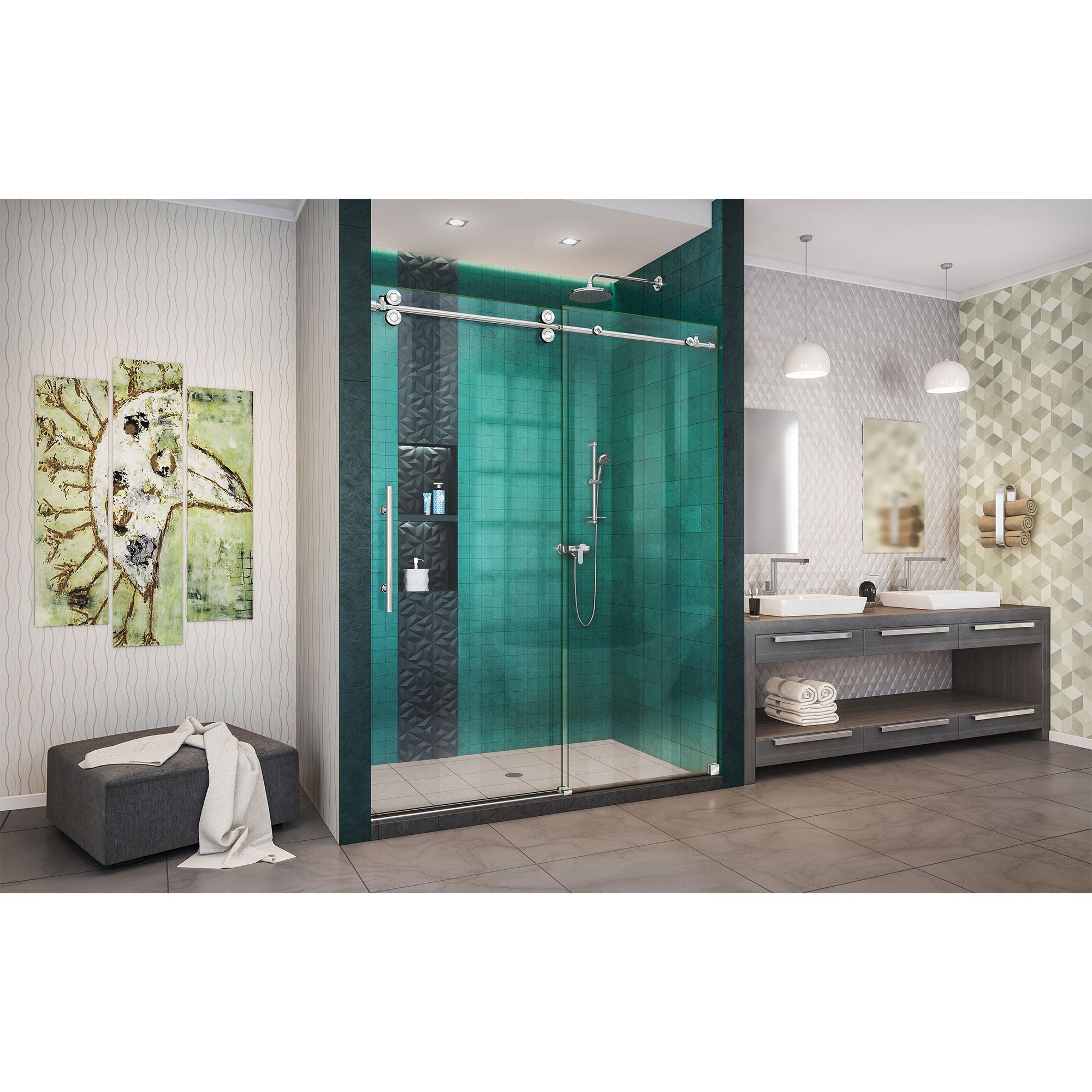 DreamLine Enigma-XO 56-60" W Shower Door