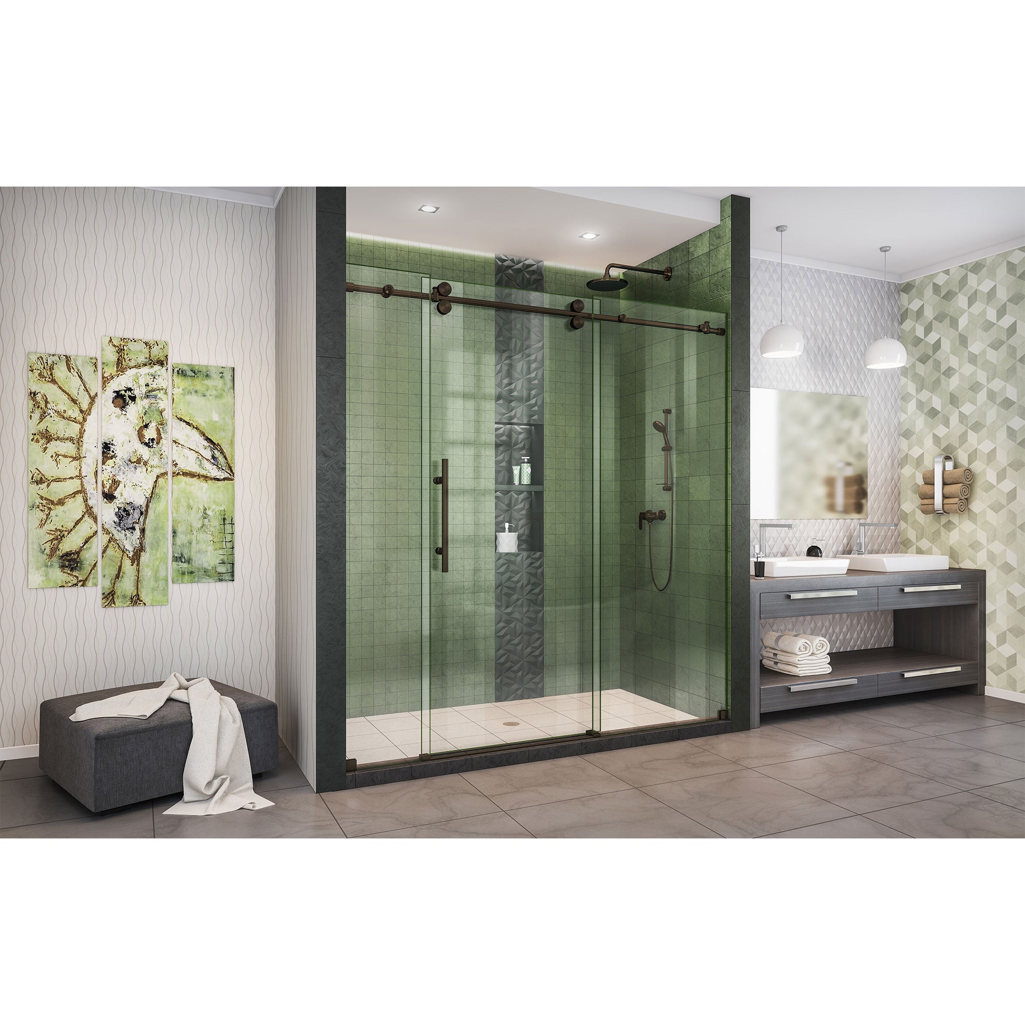 DreamLine Enigma-XO 68-72" W Shower Door
