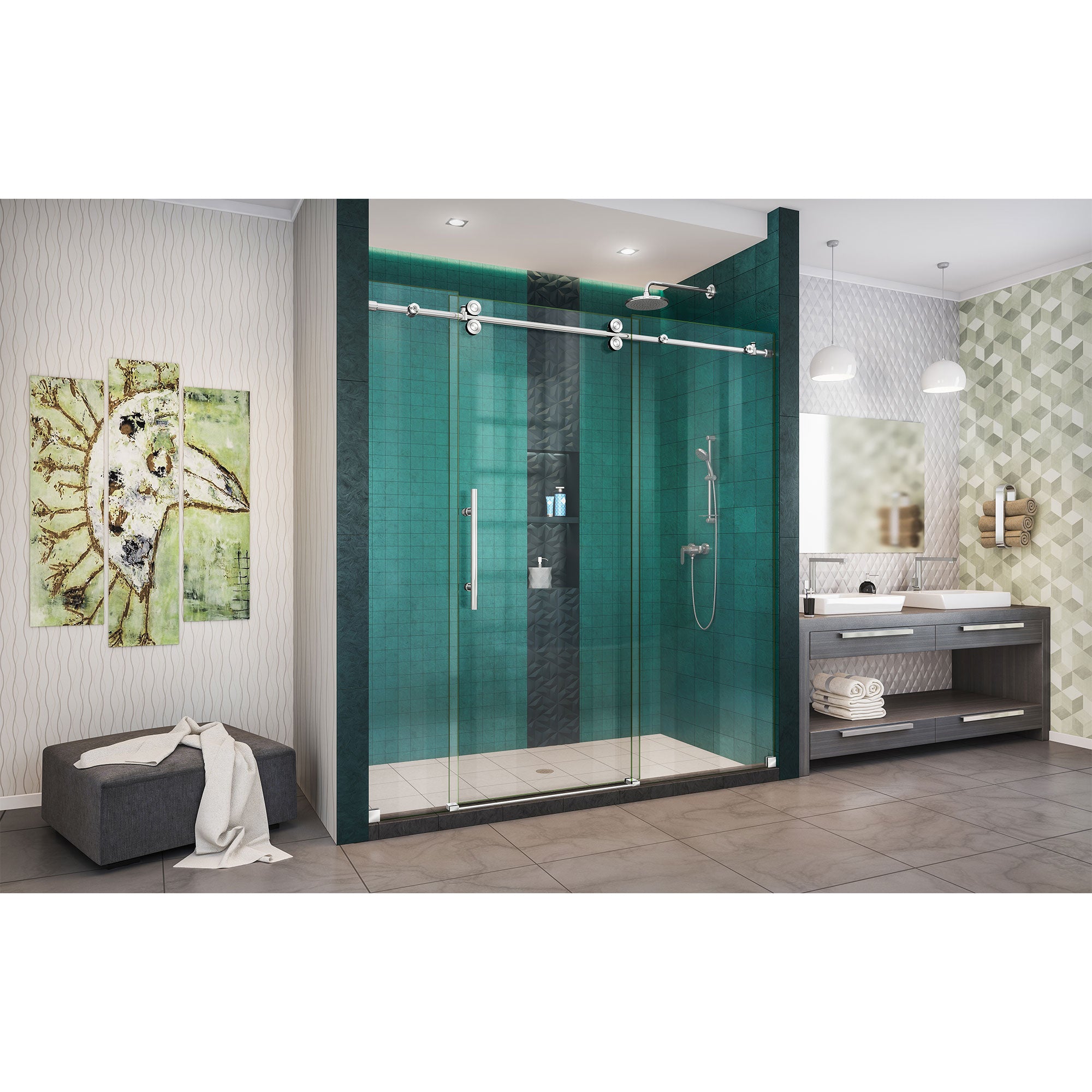 DreamLine Enigma-XO 68-72" W Shower Door