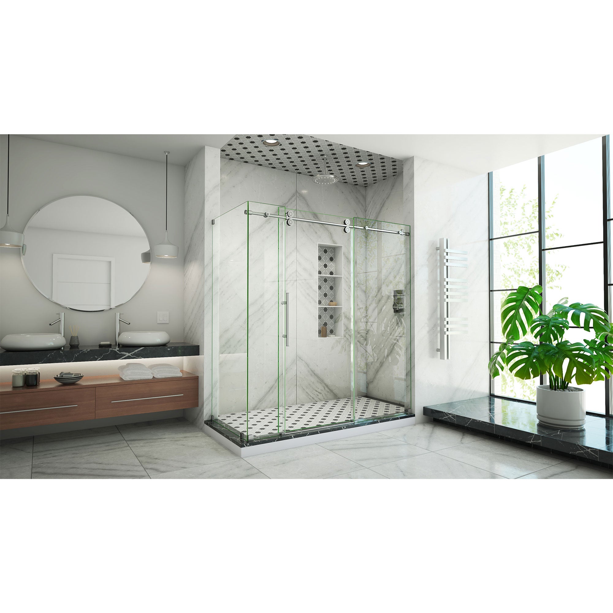 DreamLine Enigma-XO 68.38-72.38" W Shower Enclosure