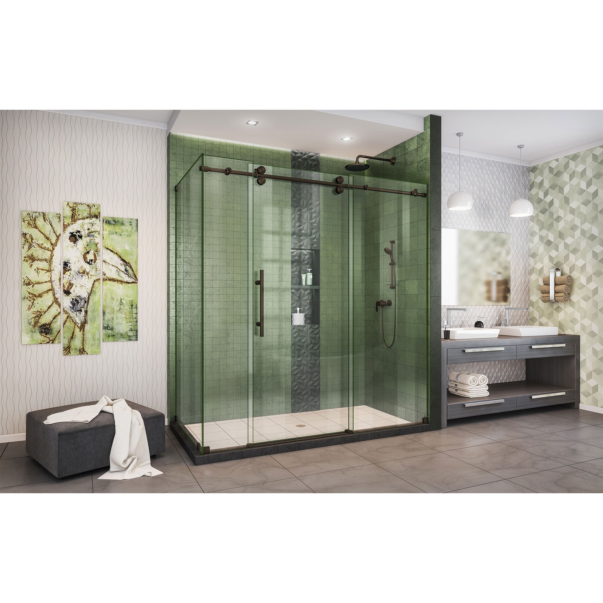 DreamLine Enigma-XO 68.38-72.38" W Shower Enclosure