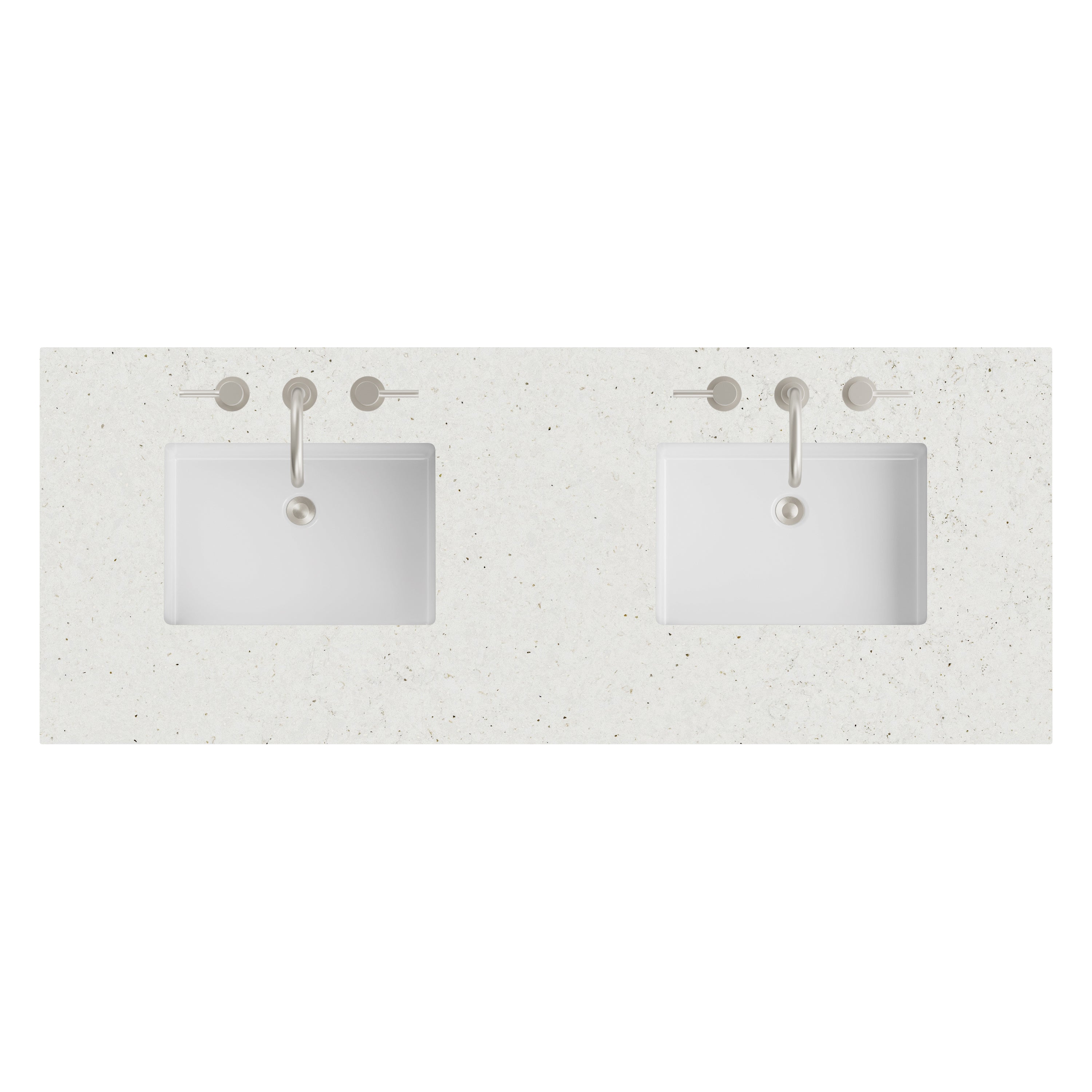 James Martin 60" Double Top with Sink, 3cm